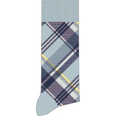 1Pk Diagonal Plaid Dress - Ml - Image 2