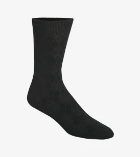 1Pk Textured Argyle Dress Crew