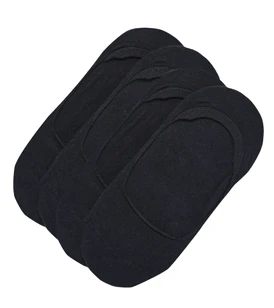 2Pk Combed Cotton No Show Liner