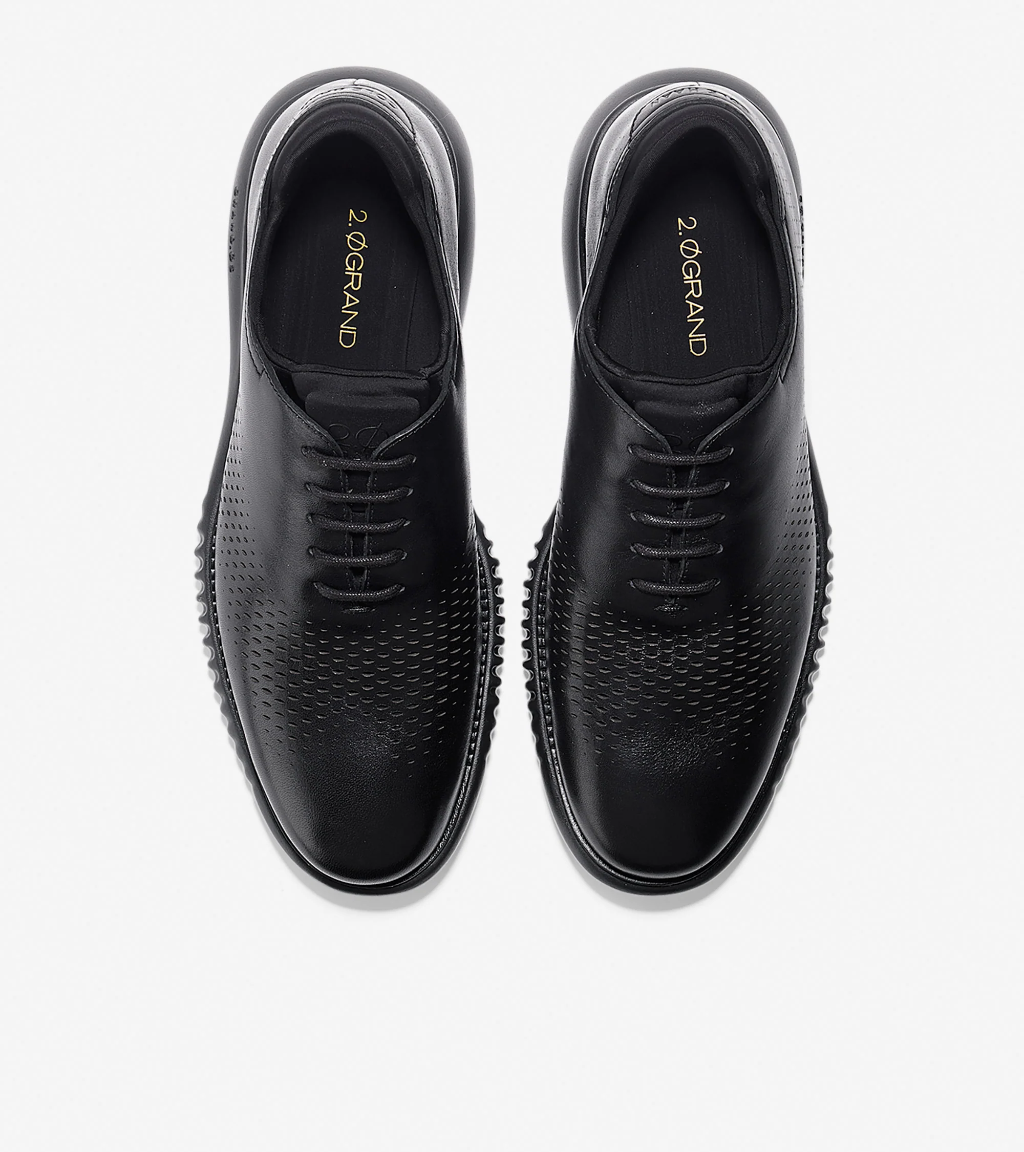 2.ZERØGRAND Lined Laser Wingtip Oxford  - Image 4