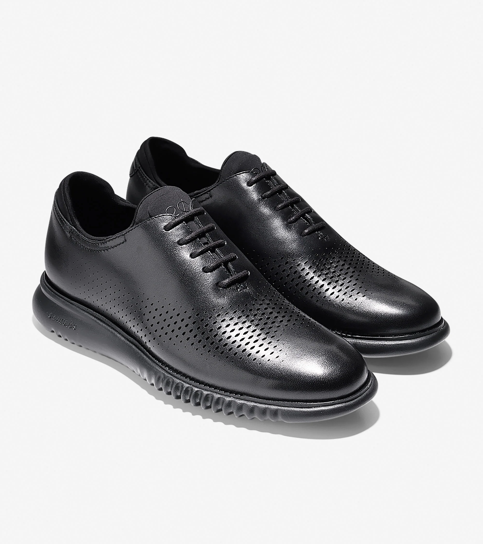 2.ZERØGRAND Lined Laser Wingtip Oxford  - Image 5