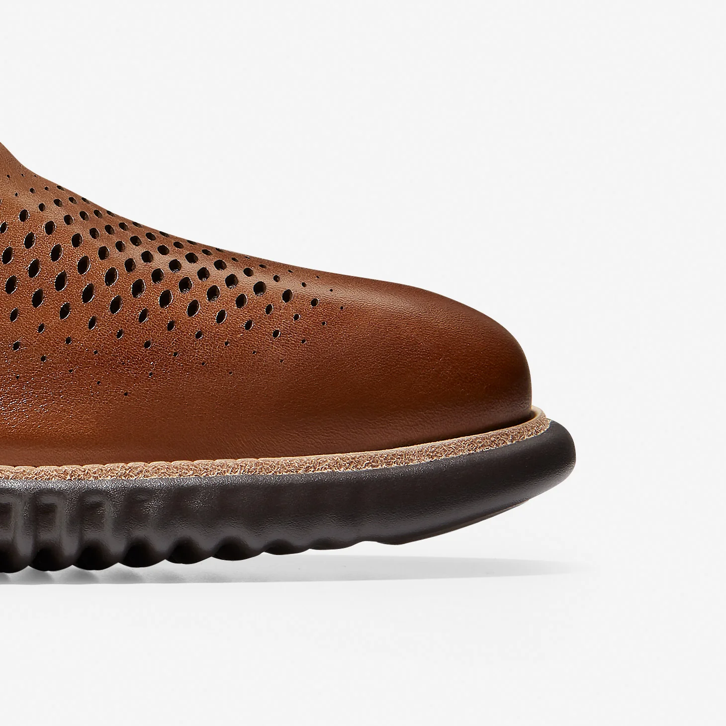 2.ZERØGRAND Lined Laser Wingtip Oxford - Image 9