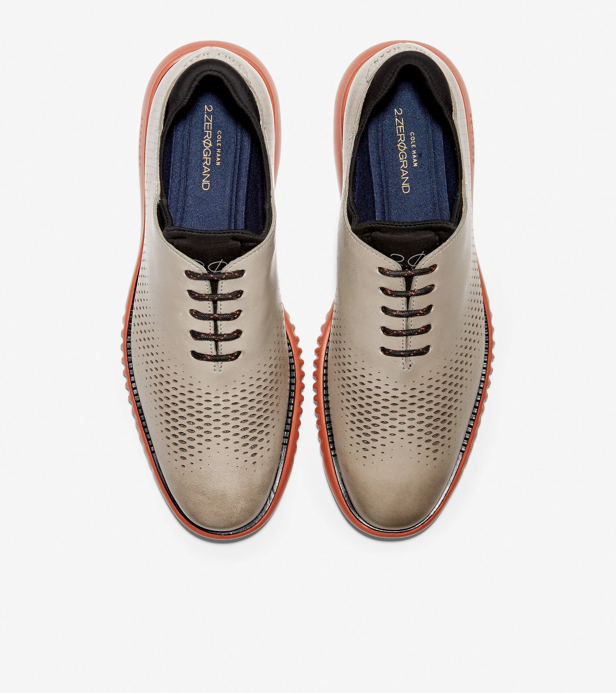 2.ZERØGRAND Lined Laser Wingtip Oxford - Image 4