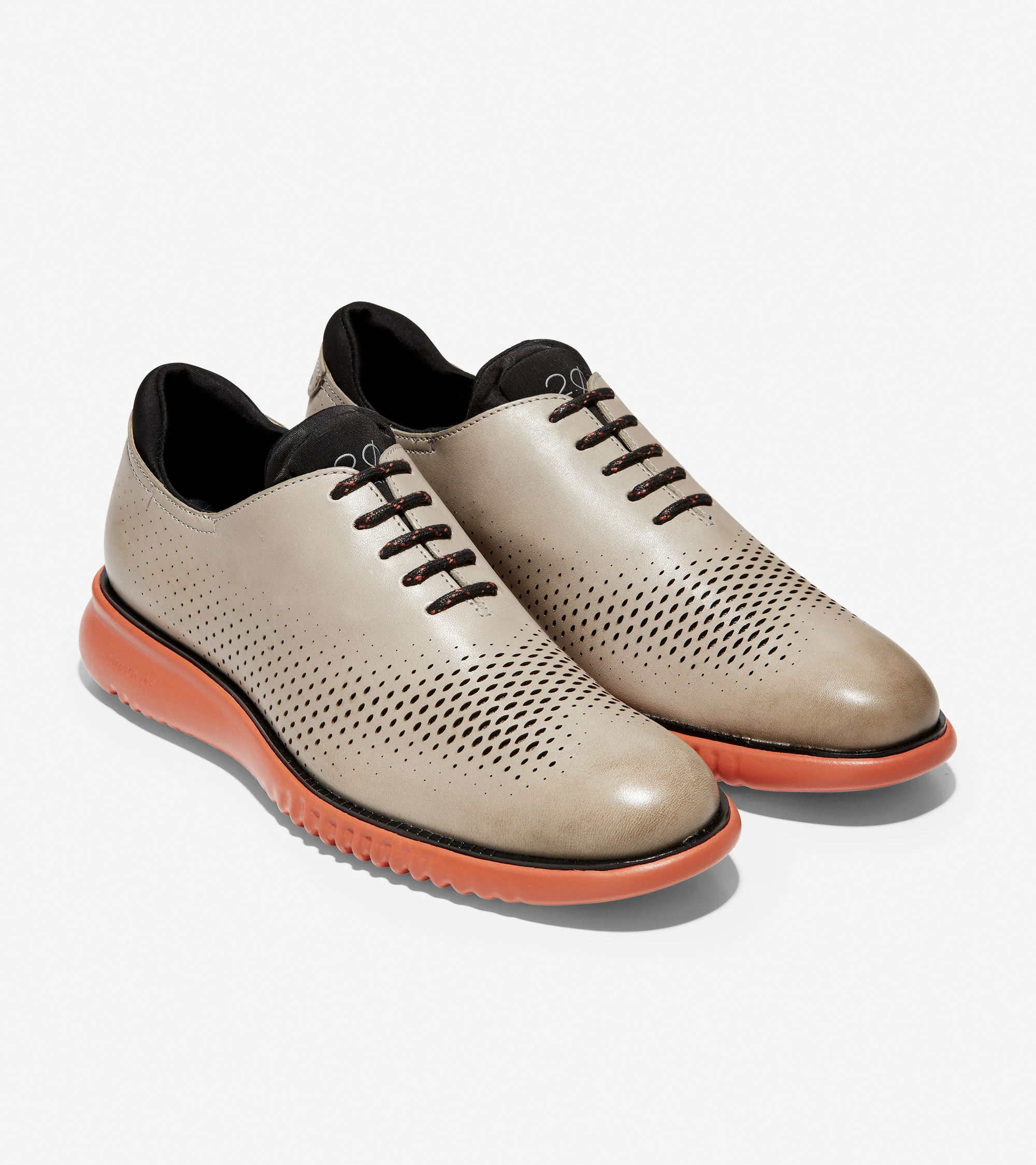2.ZERØGRAND Lined Laser Wingtip Oxford - Image 5