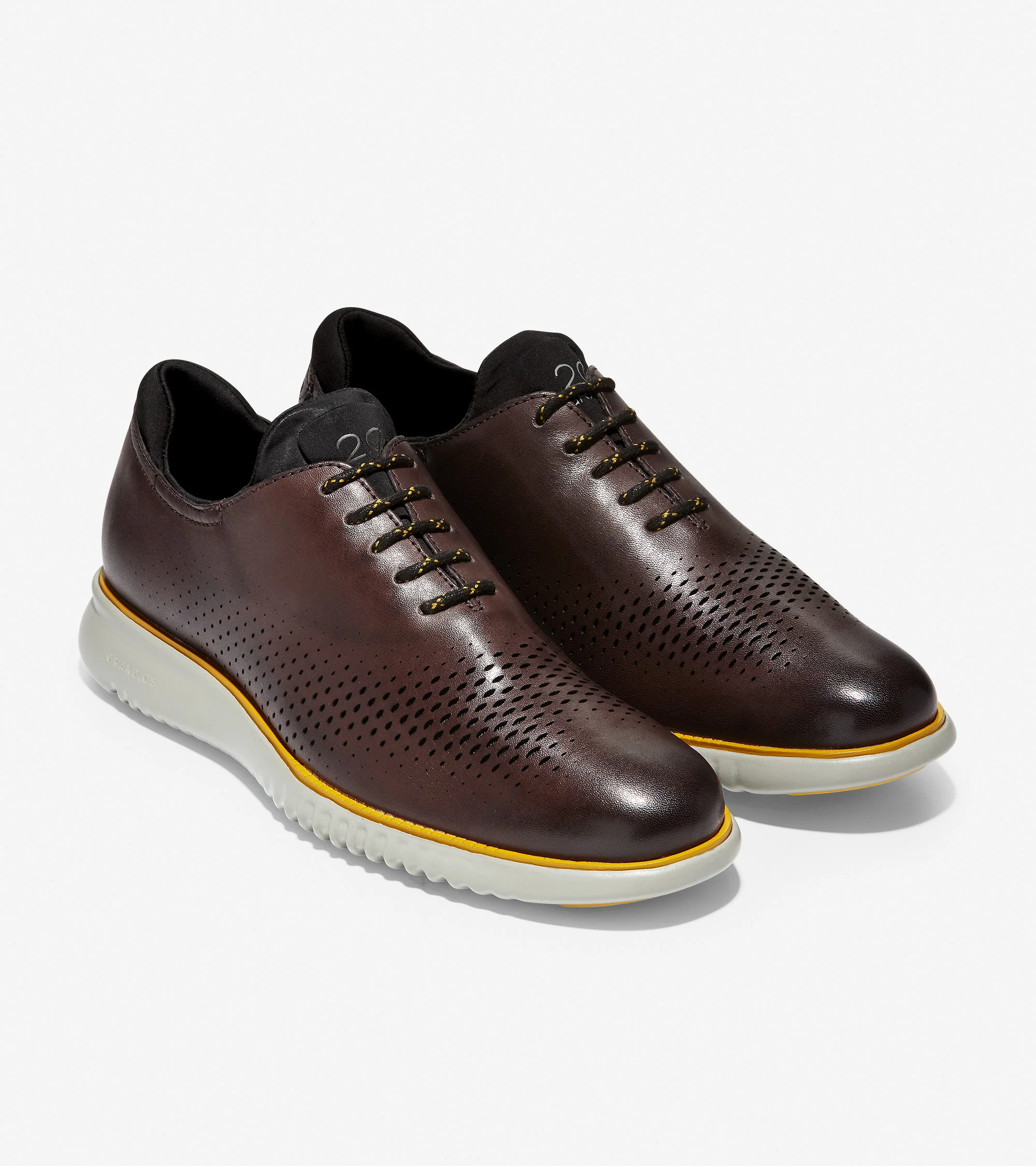 2.ZERØGRAND Lined Laser Wingtip Oxford - Image 5