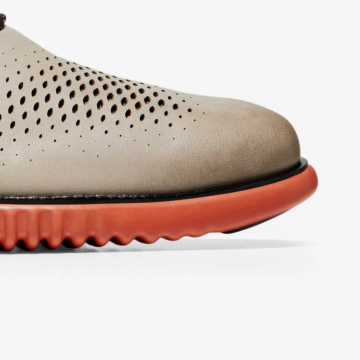 2.ZERØGRAND Lined Laser Wingtip Oxford - Image 7