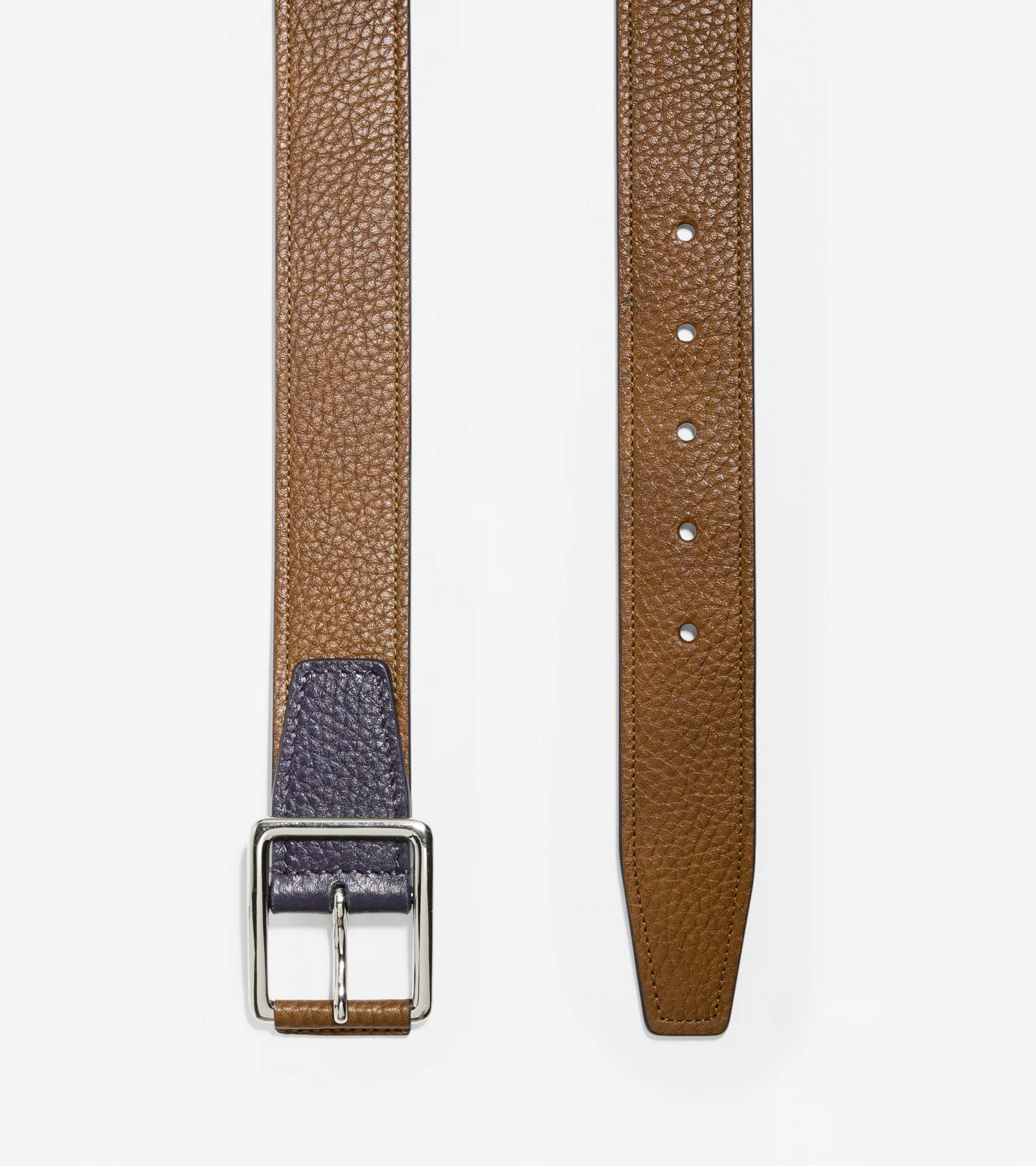 35mm Pebble Leather Belt - Image 2