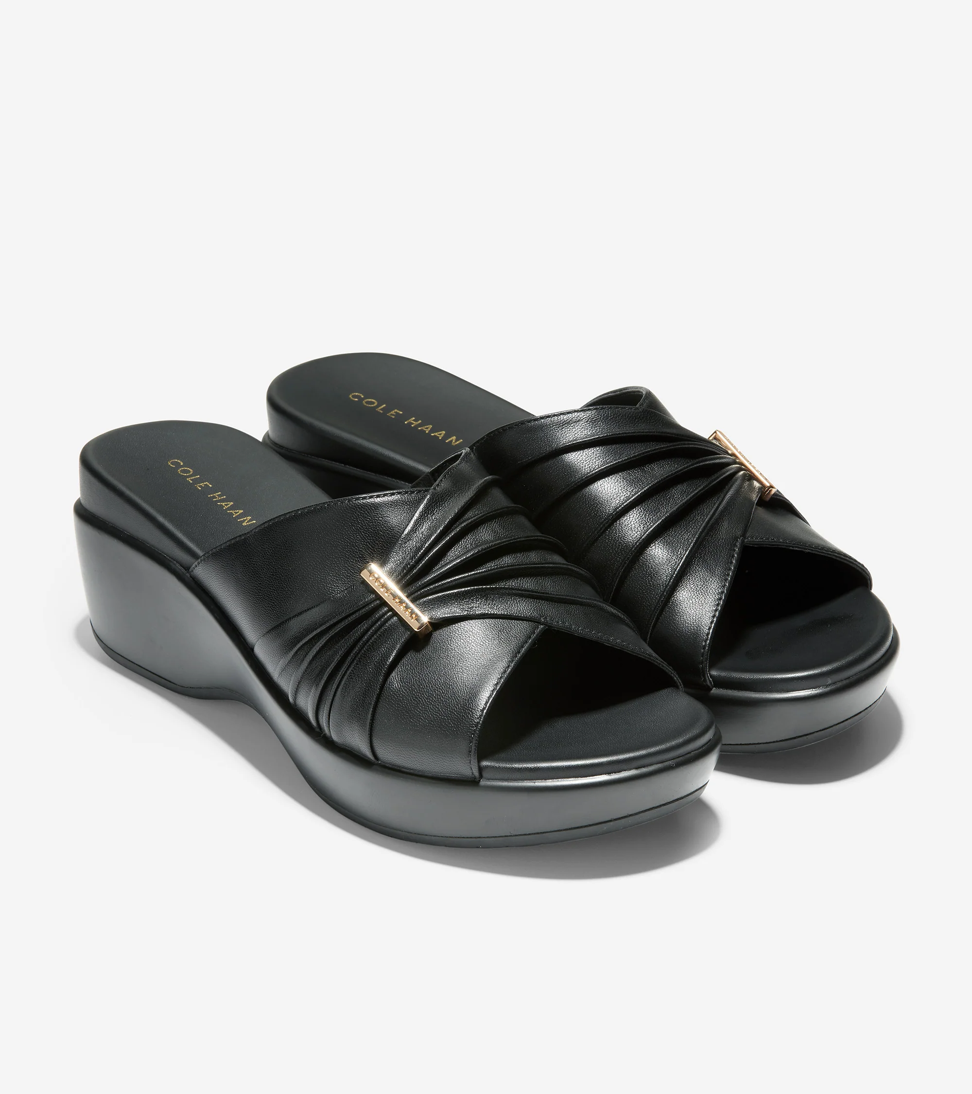 Aubree Ruched Slide Sandal - Image 3