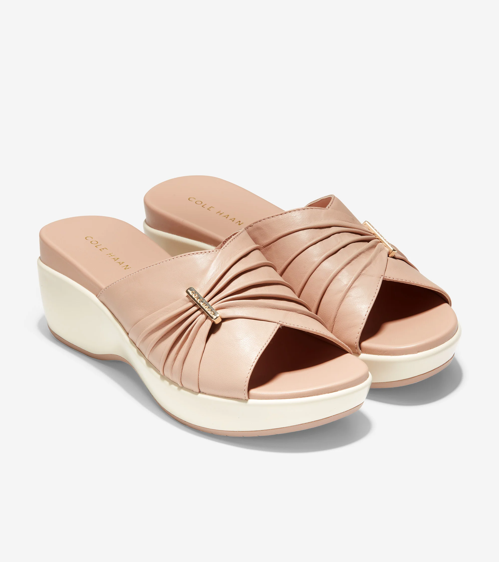 Aubree Ruched Slide Sandal - Image 3
