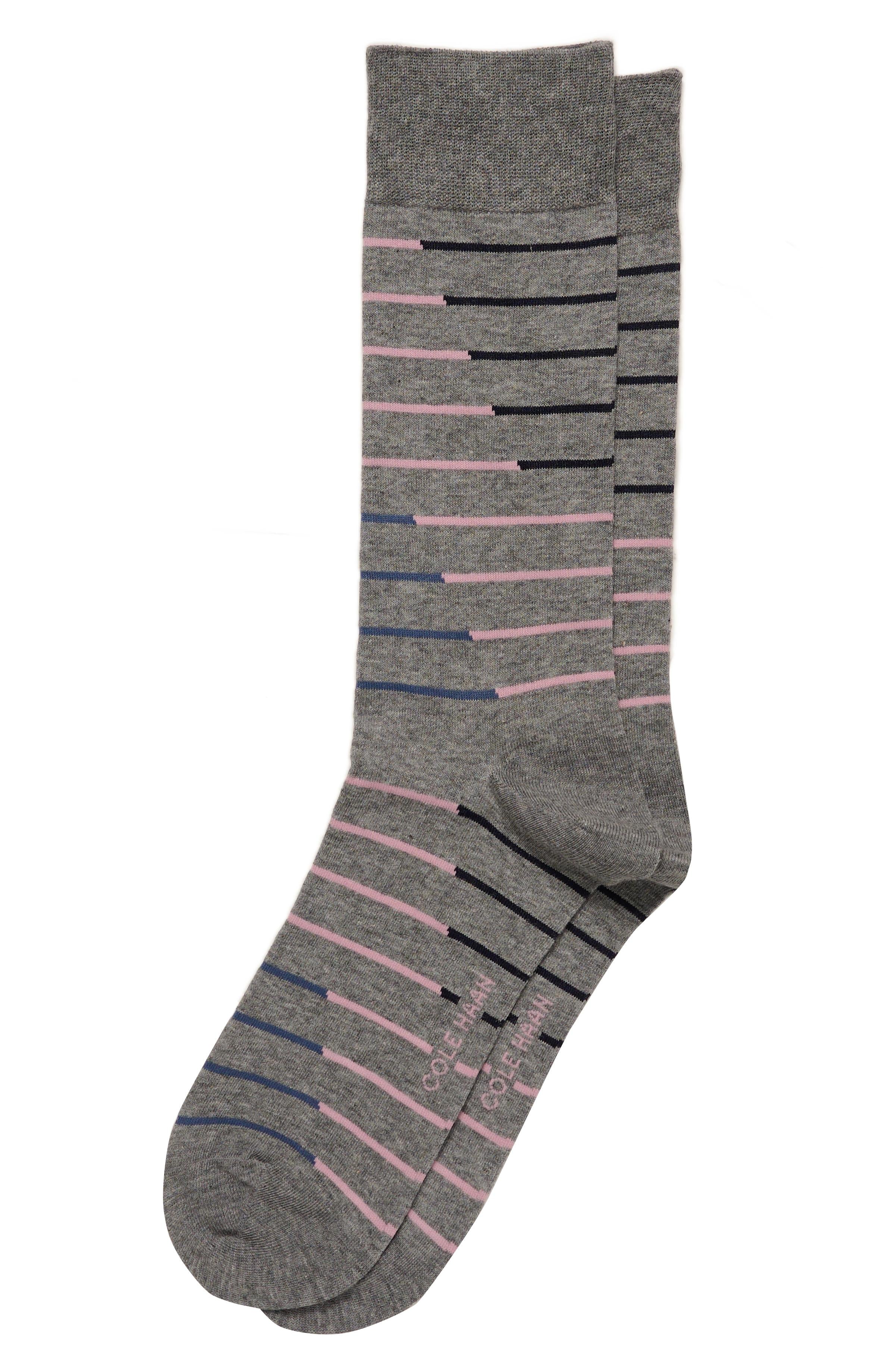 Men's 1PK Broken Stripe Dress Crew