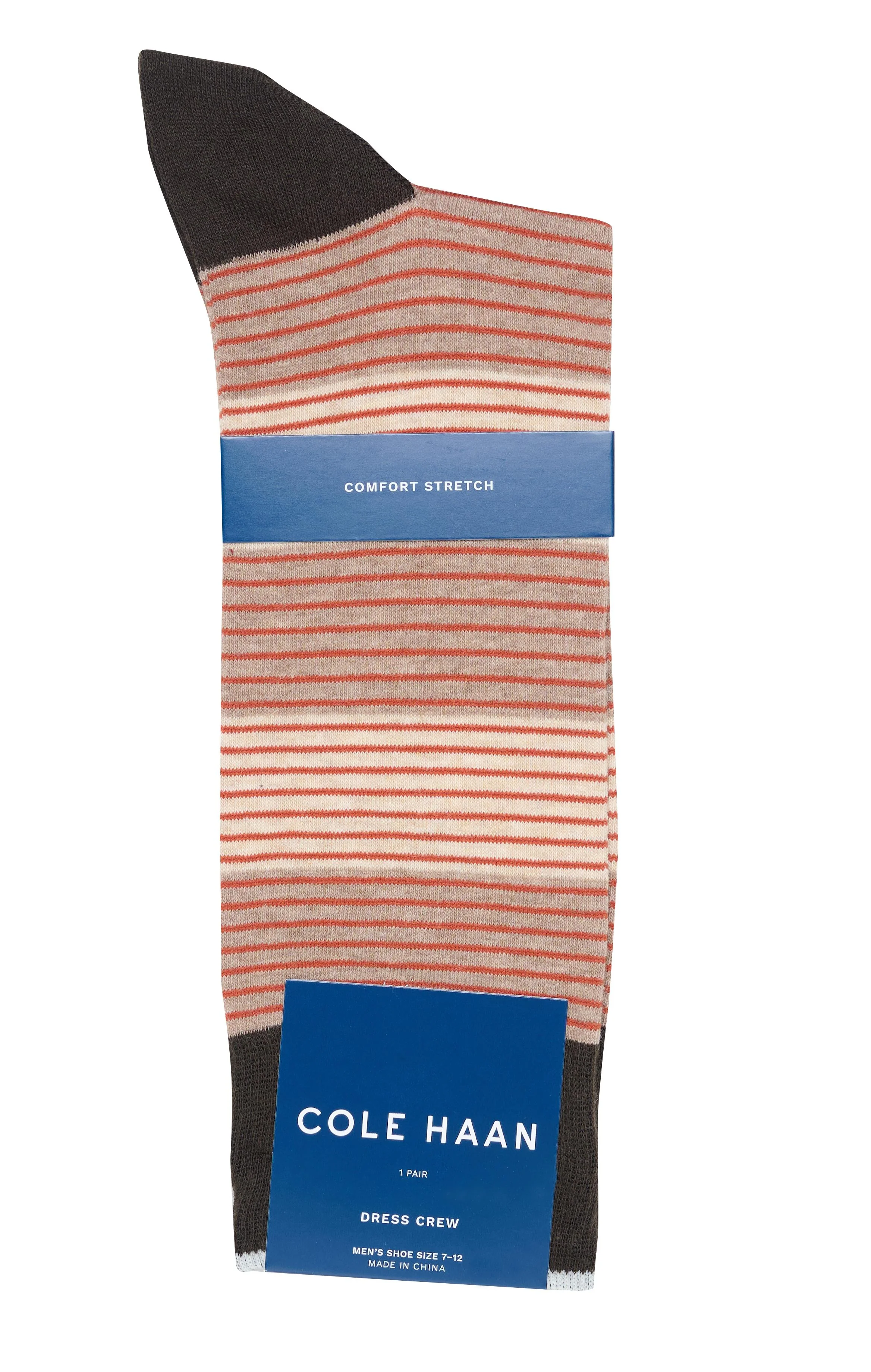 Men's 1PK Multi Stripe Dress Crew - Image 2