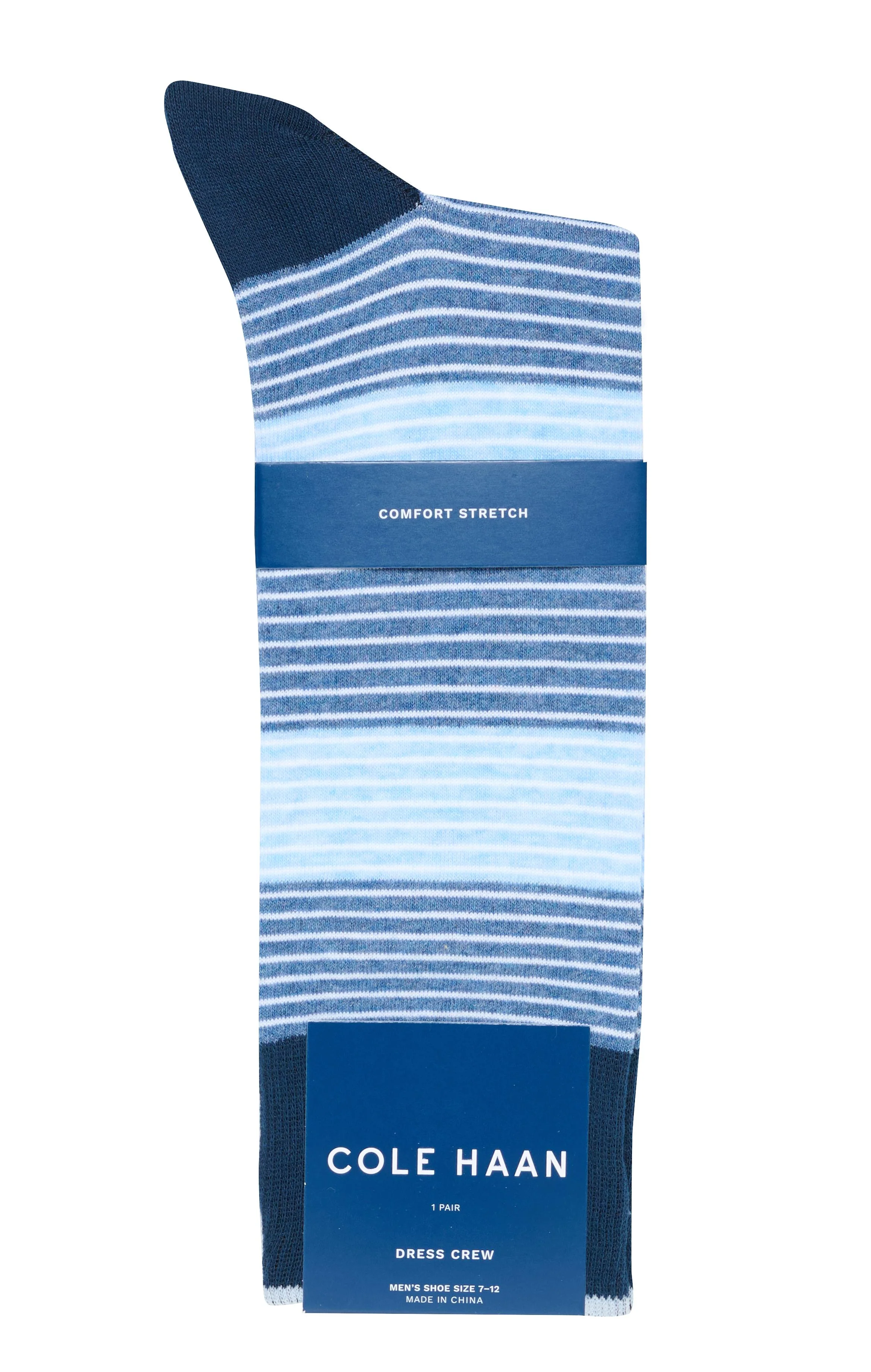 Men's 1PK Multi Stripe Dress Crew - Image 2