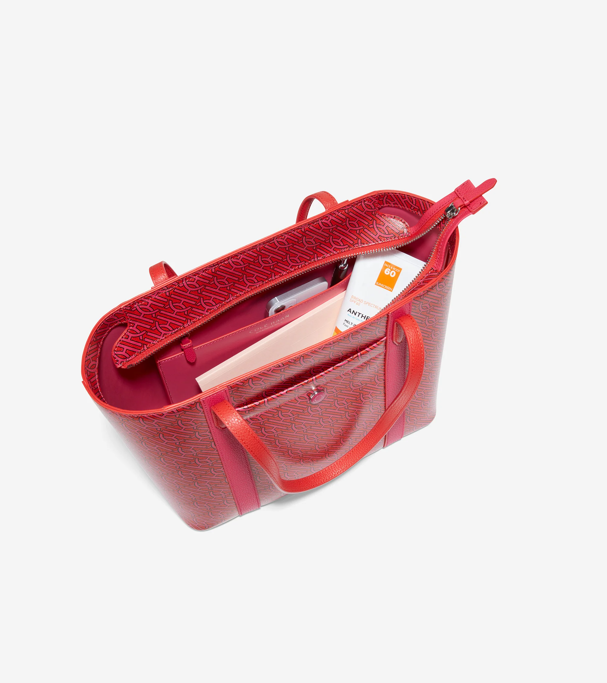 Coated Canvas Small Tote - Image 4