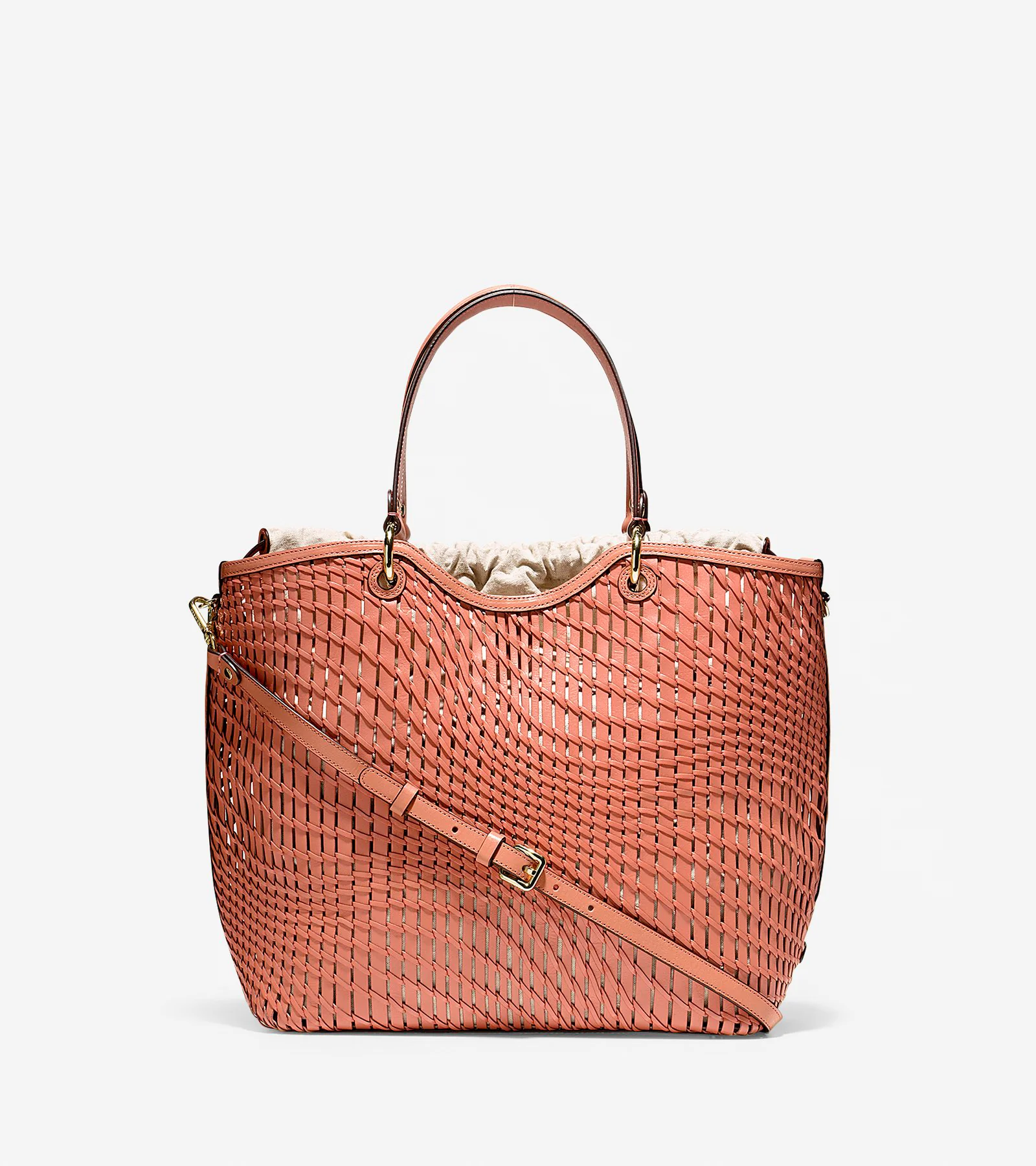 Genevieve Open Weave Tote - Image 6