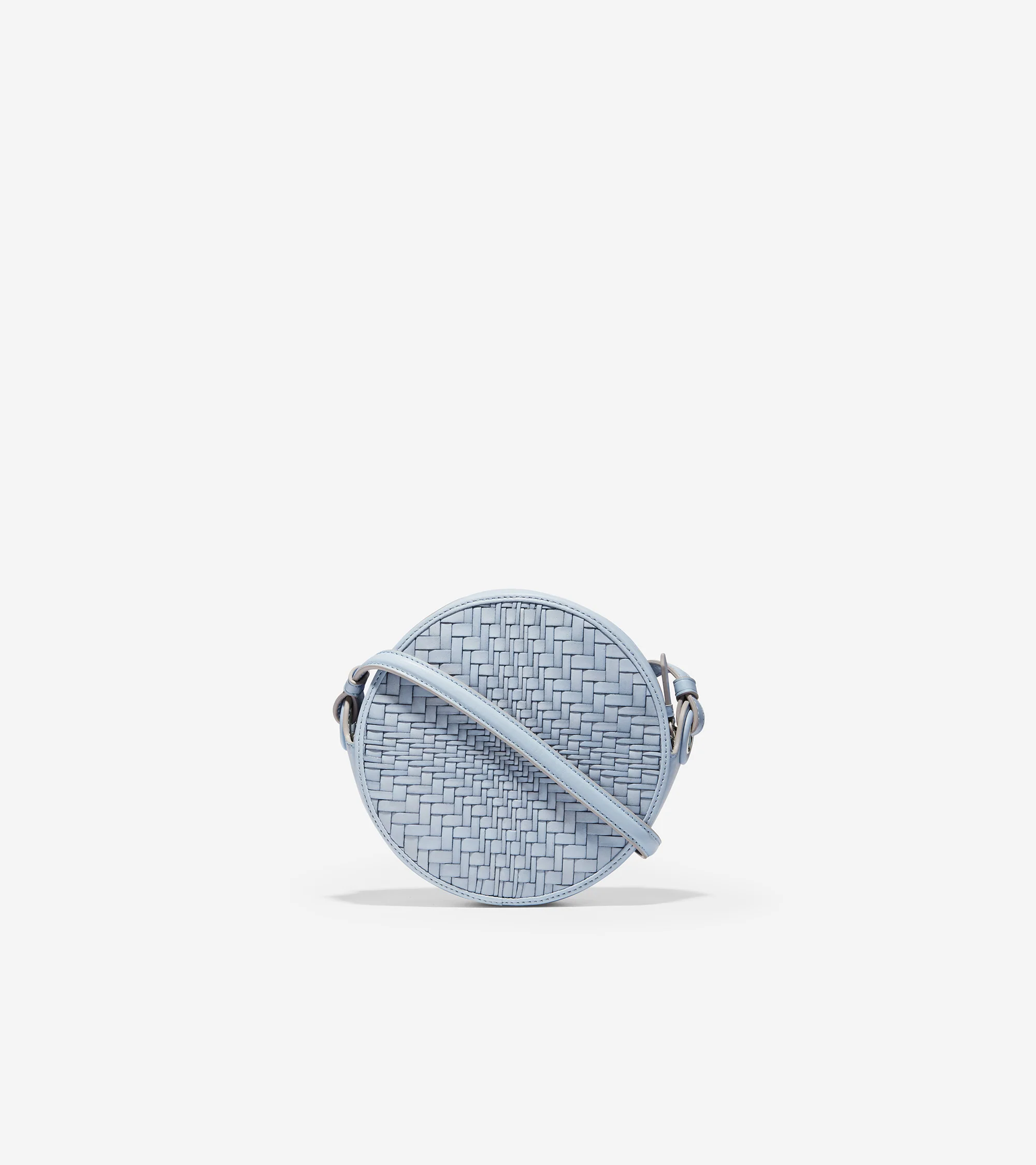 Grand Ambition Woven Leather Circle Bag - Image 3