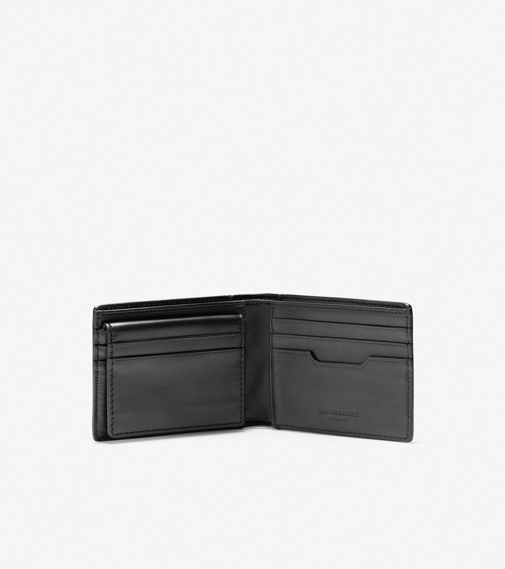 GRANDSERIES Leather Bifold With Removable Pass Case - Image 3