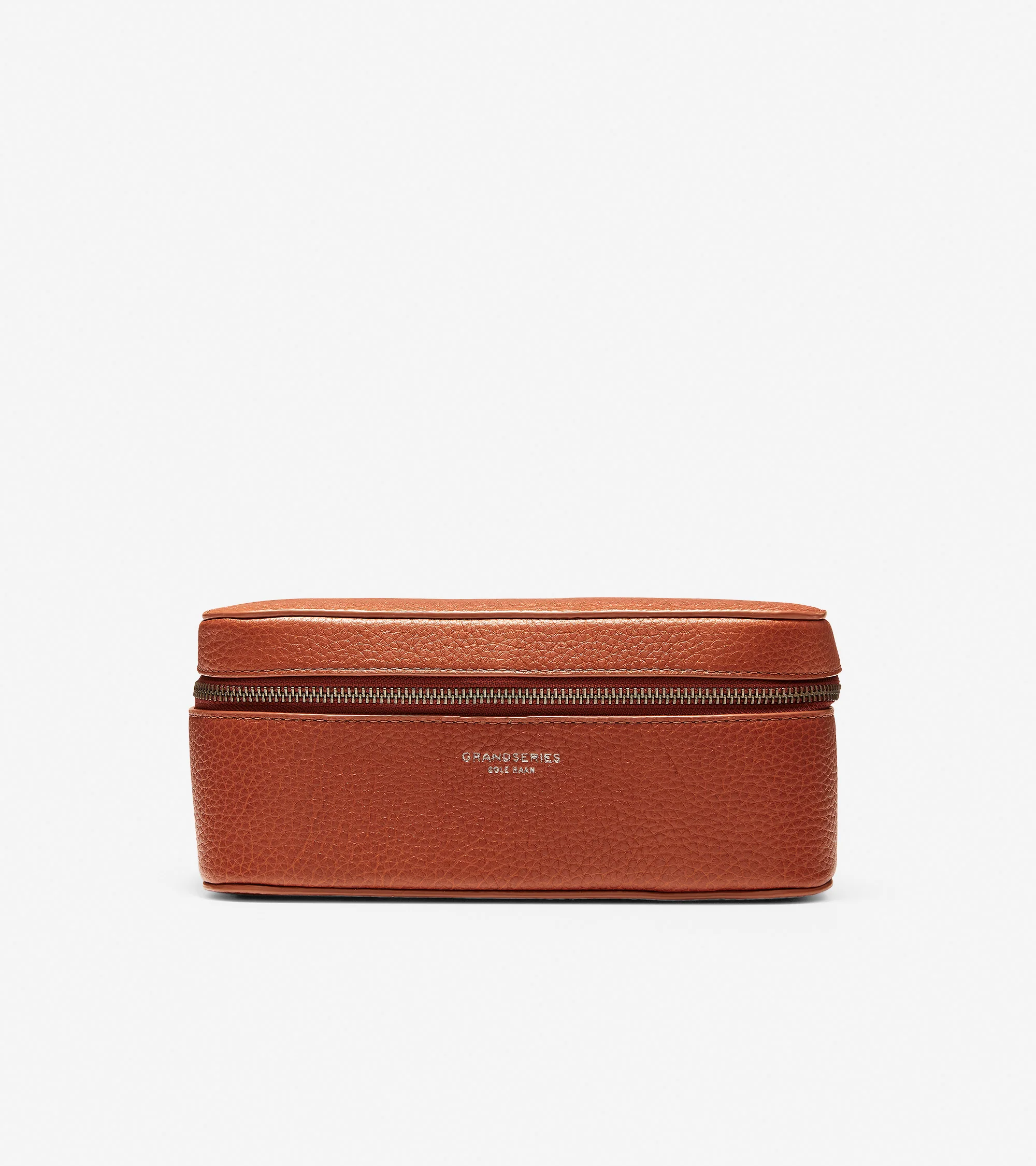 GRANDSERIES Leather Zip Around Travel Case