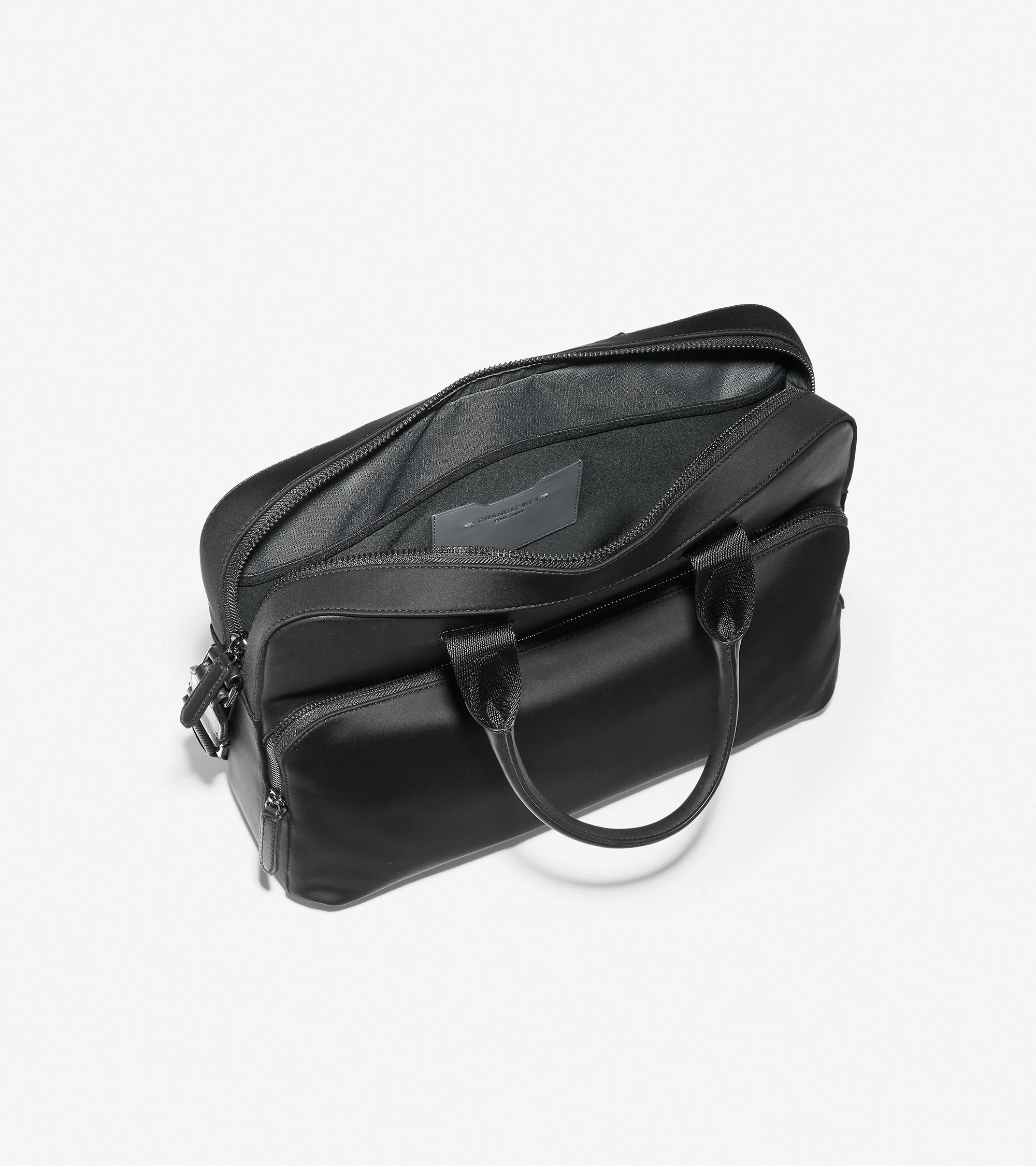 GRANDSERIES Nylon and Leather Attache - Image 4