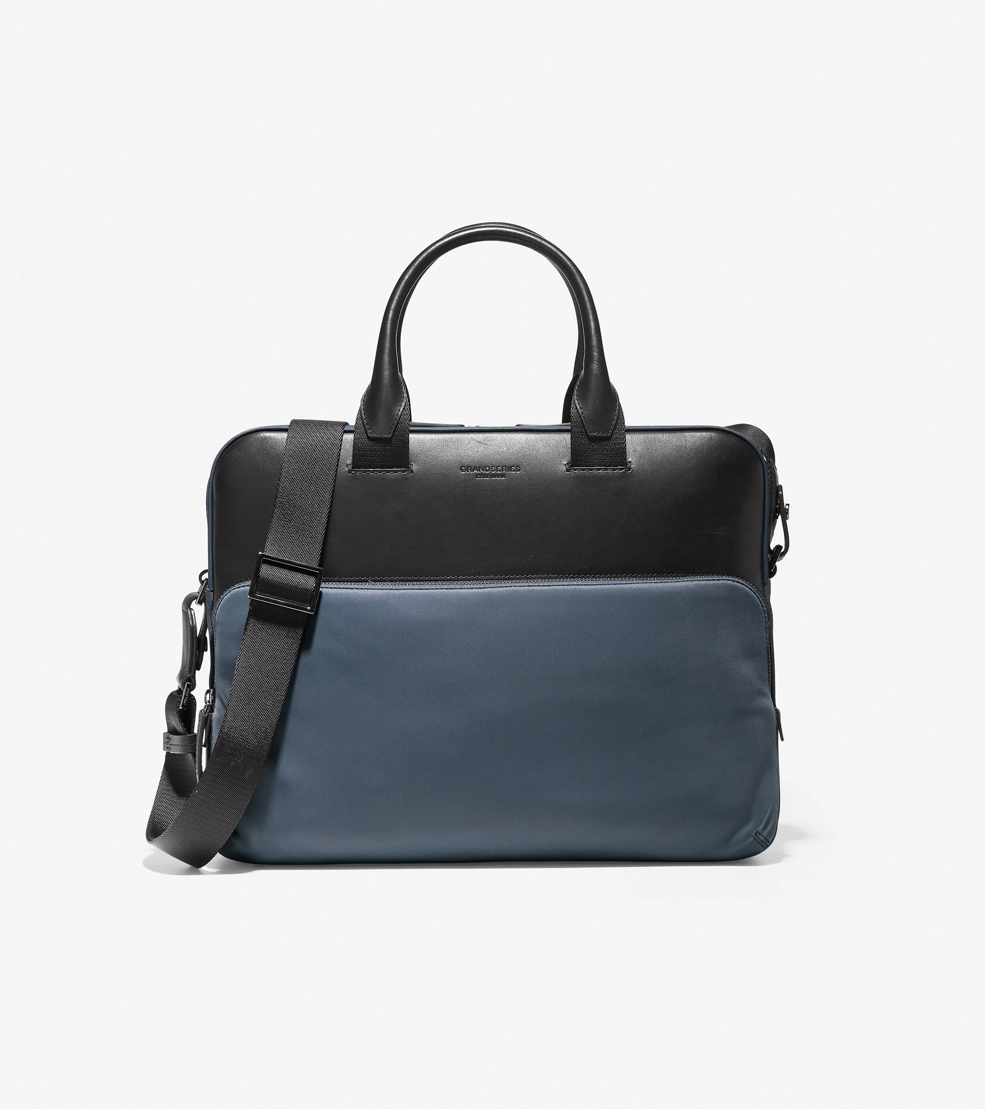 GRANDSERIES Nylon and Leather Attache