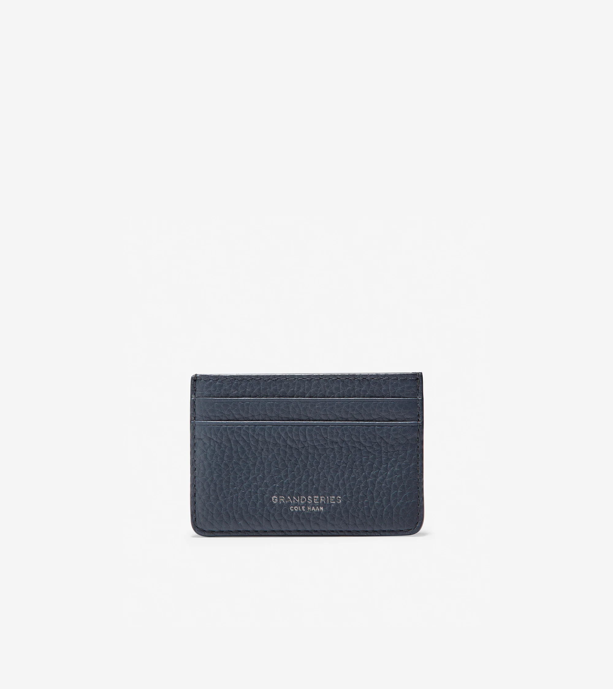 GRANDSERIES Pebbled Leather Card Case - Image 2
