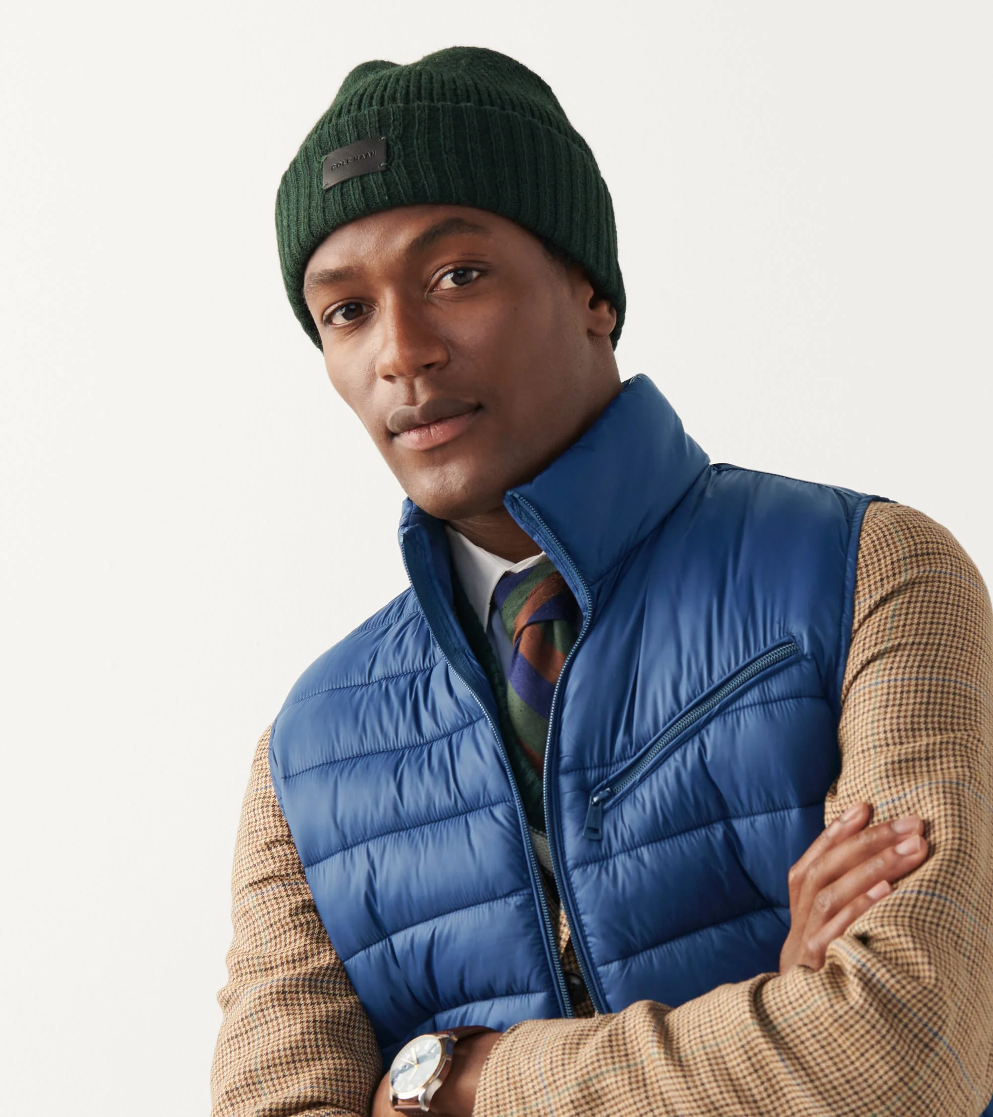 Half-Cardigan Stitch Beanie - Image 2