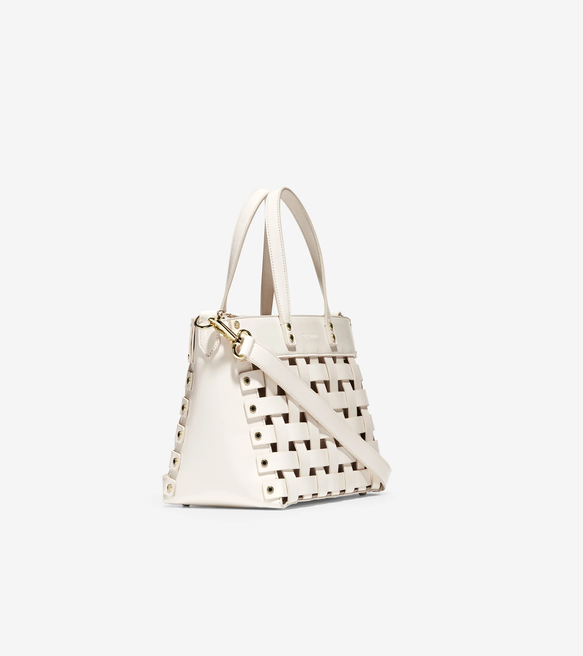 Leather Basket Tote Bag - Image 3
