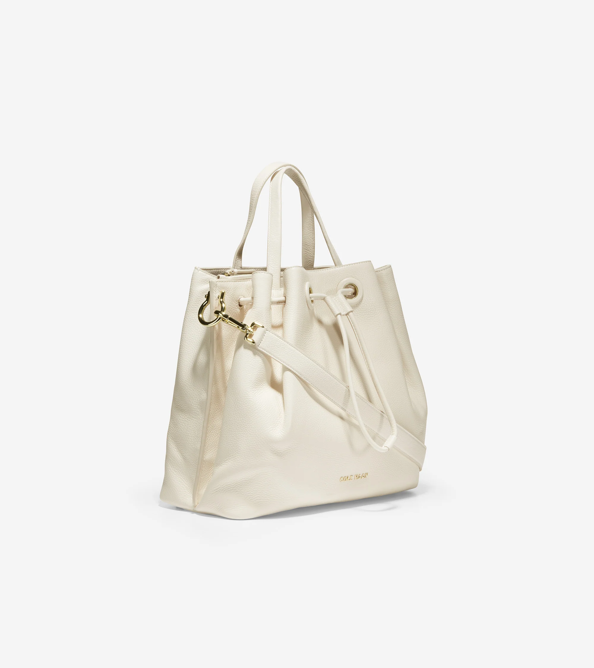 Leather Bucket Bag - Image 2