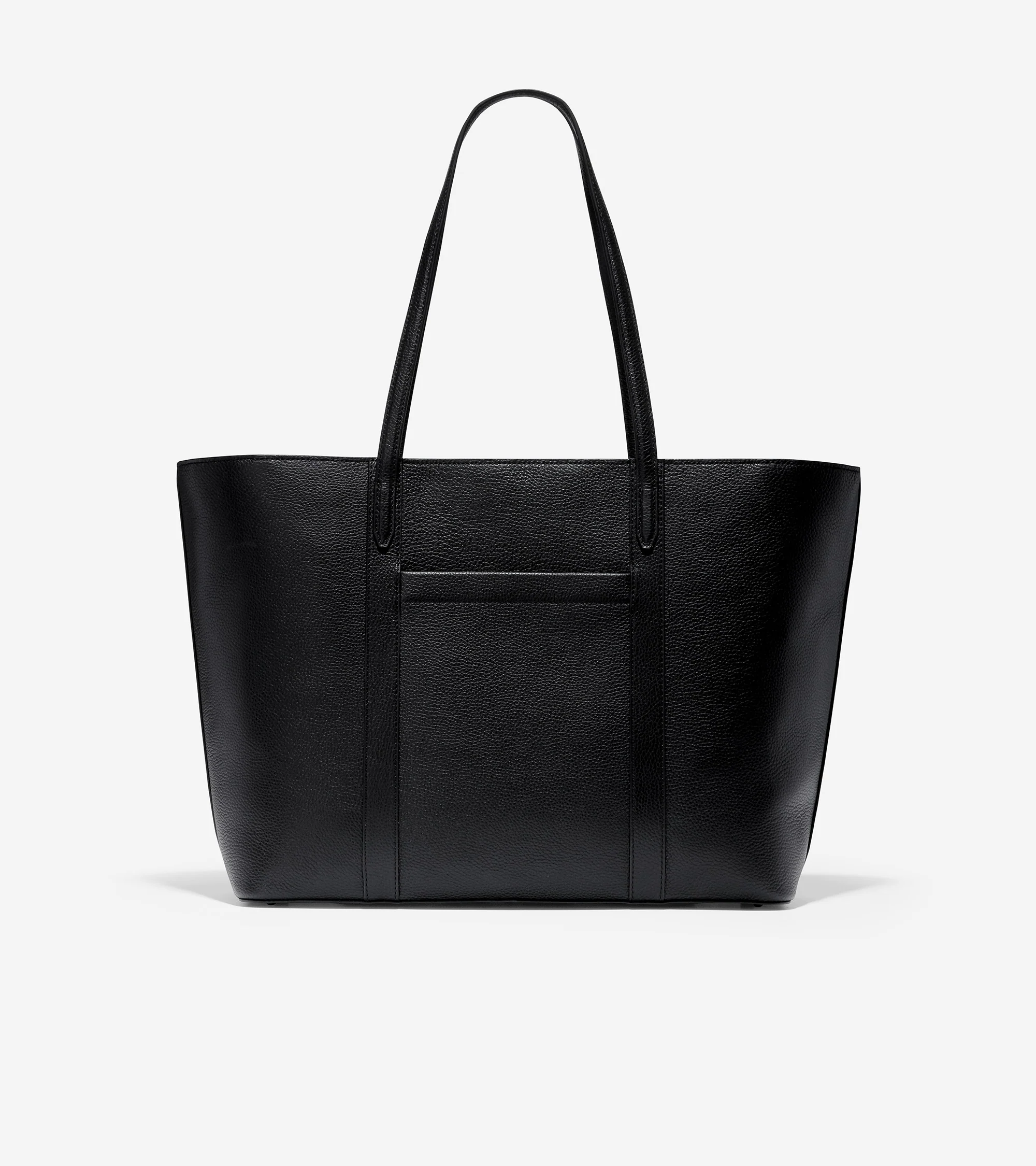 Leather Zip Top Tote - Image 3