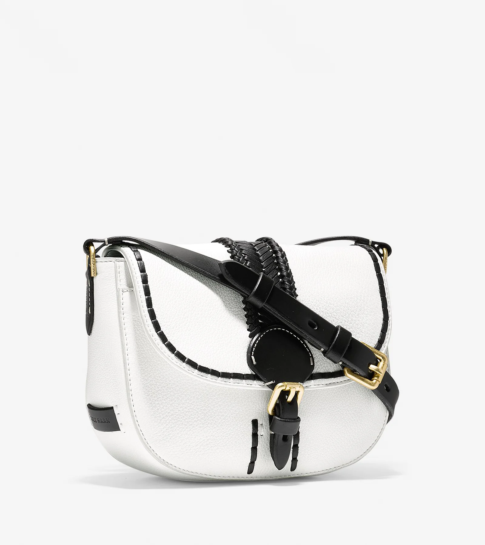Loralie Whipstitched Mini Saddle Bag - Image 2