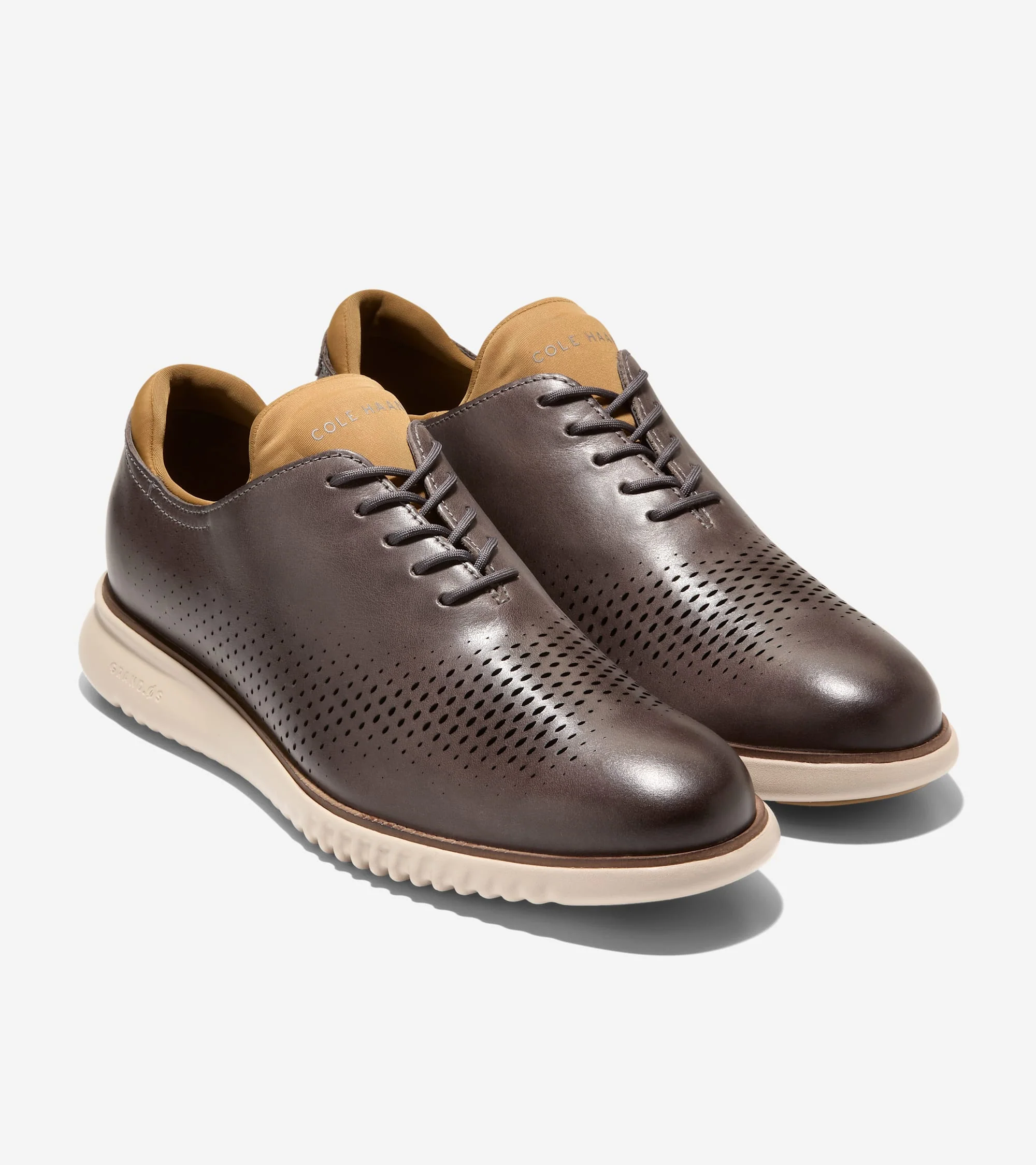 Men's 2.ZERØGRAND Laser Wingtip Oxfords - Image 5