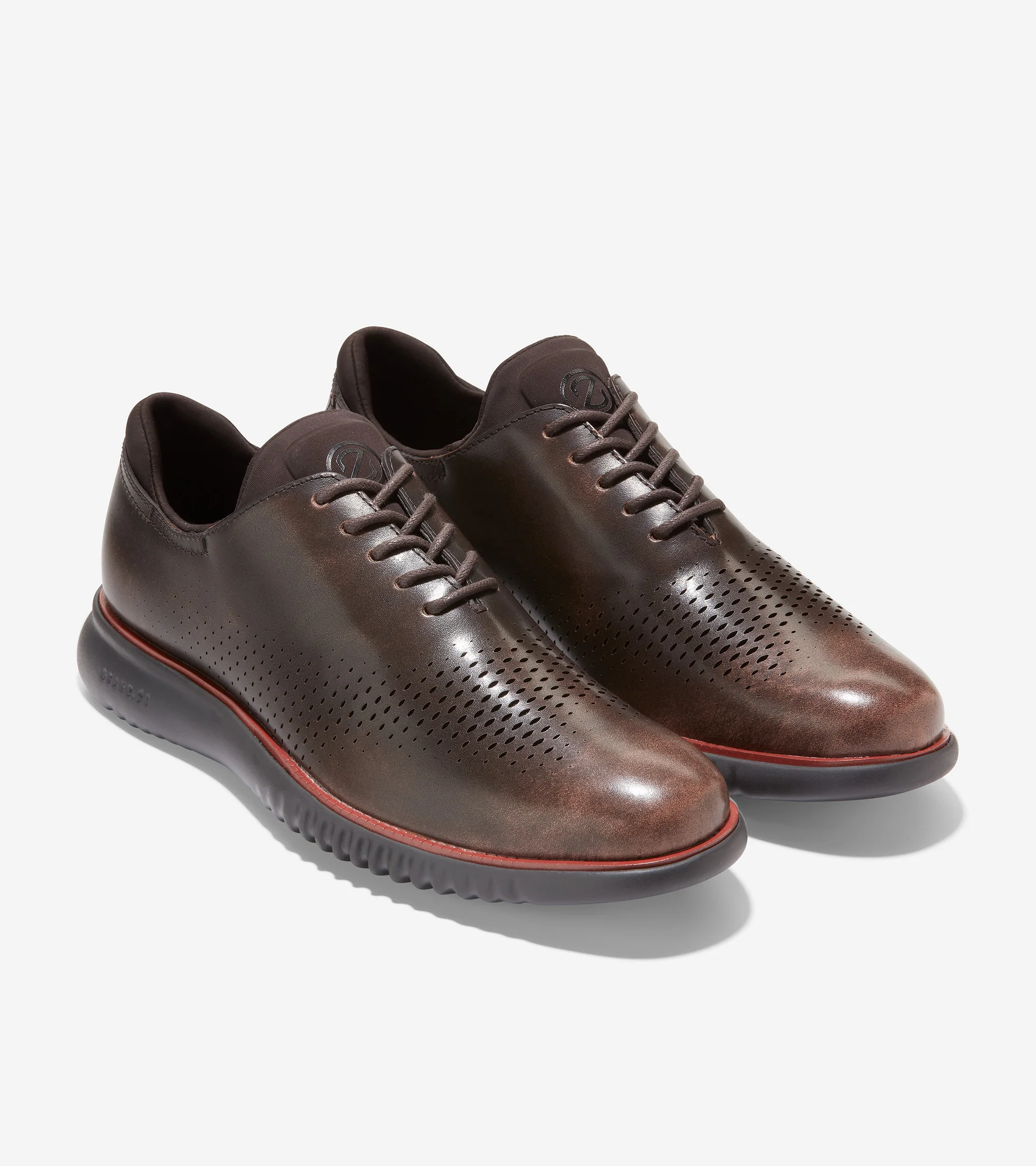 Men's 2.ZERØGRAND Lined Laser Wingtip Oxford - Image 5