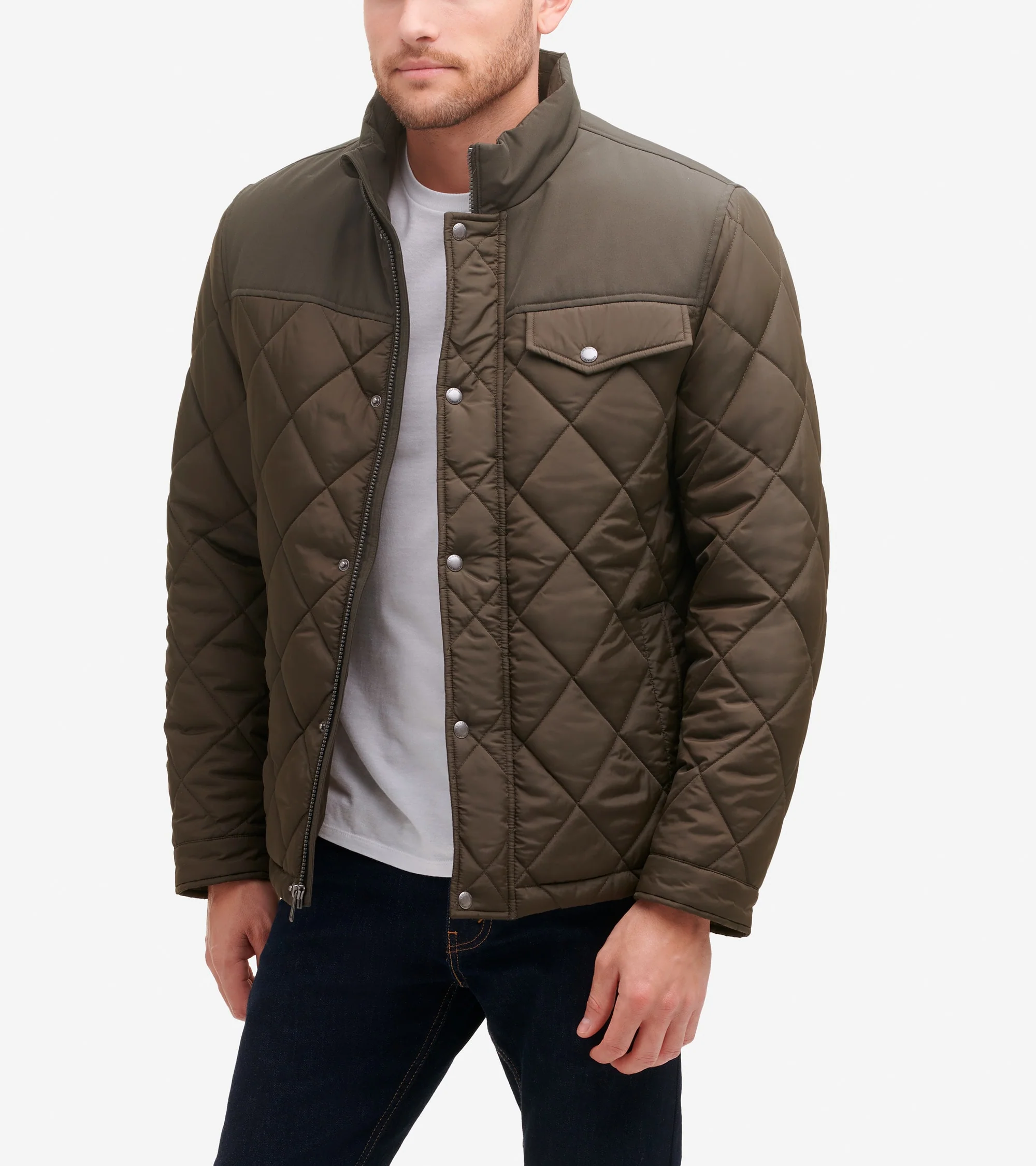 Men's Diamond Quilted Jacket
