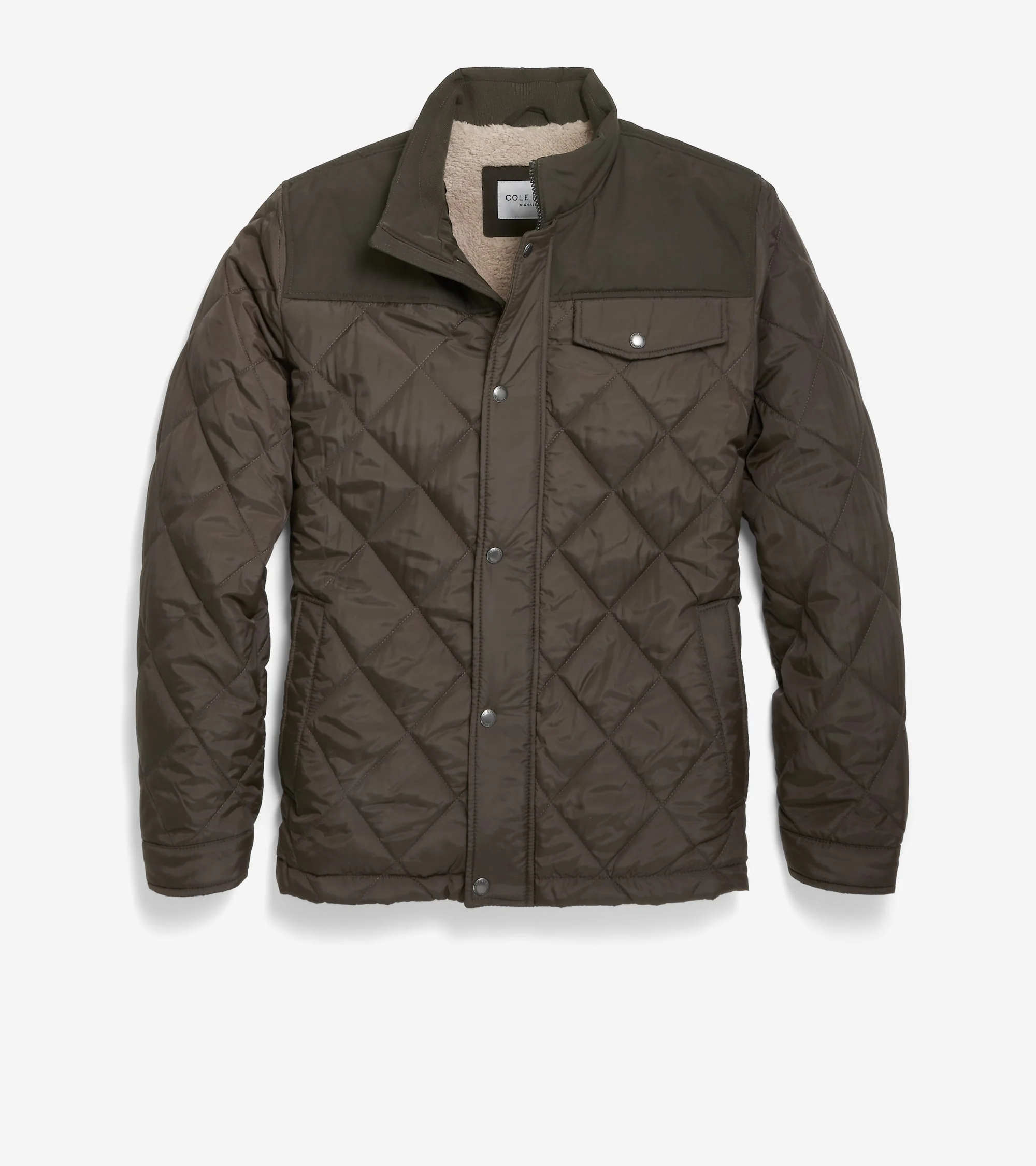 Men's Diamond Quilted Jacket - Image 2