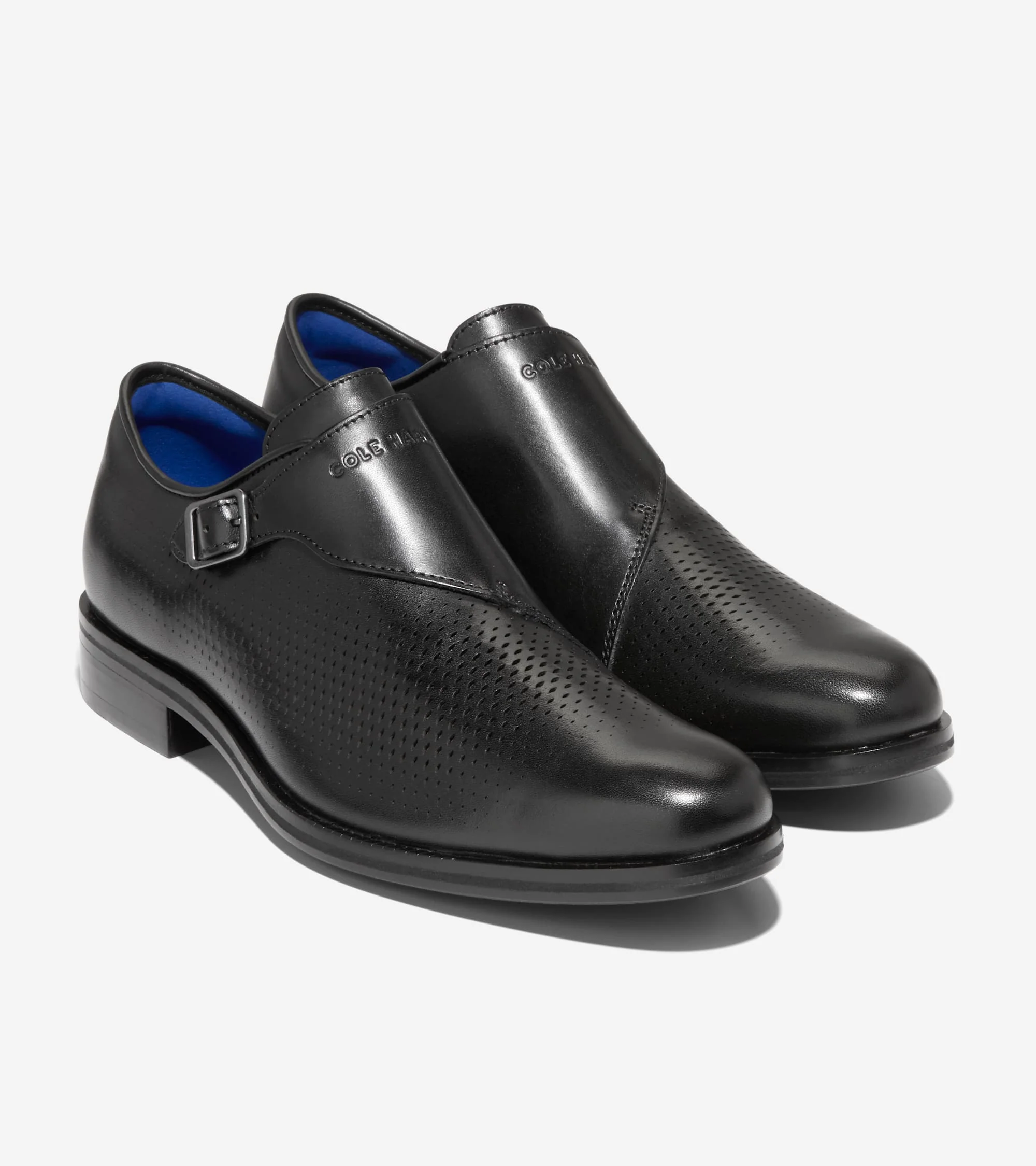Men's Washington Grand Laser Monk Strap Shoes - Image 12