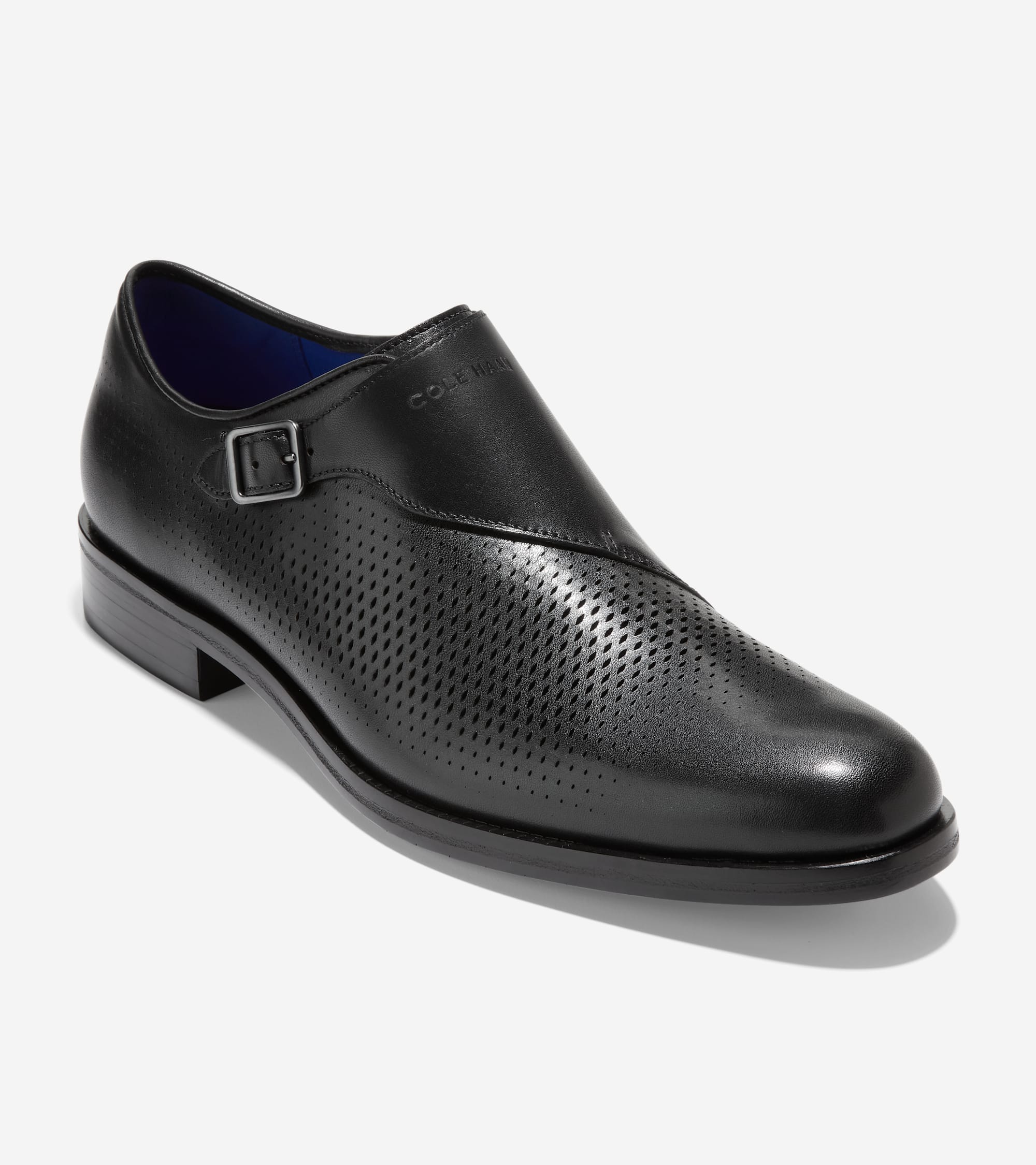 Men's Washington Grand Laser Monk Strap Shoes - Image 4