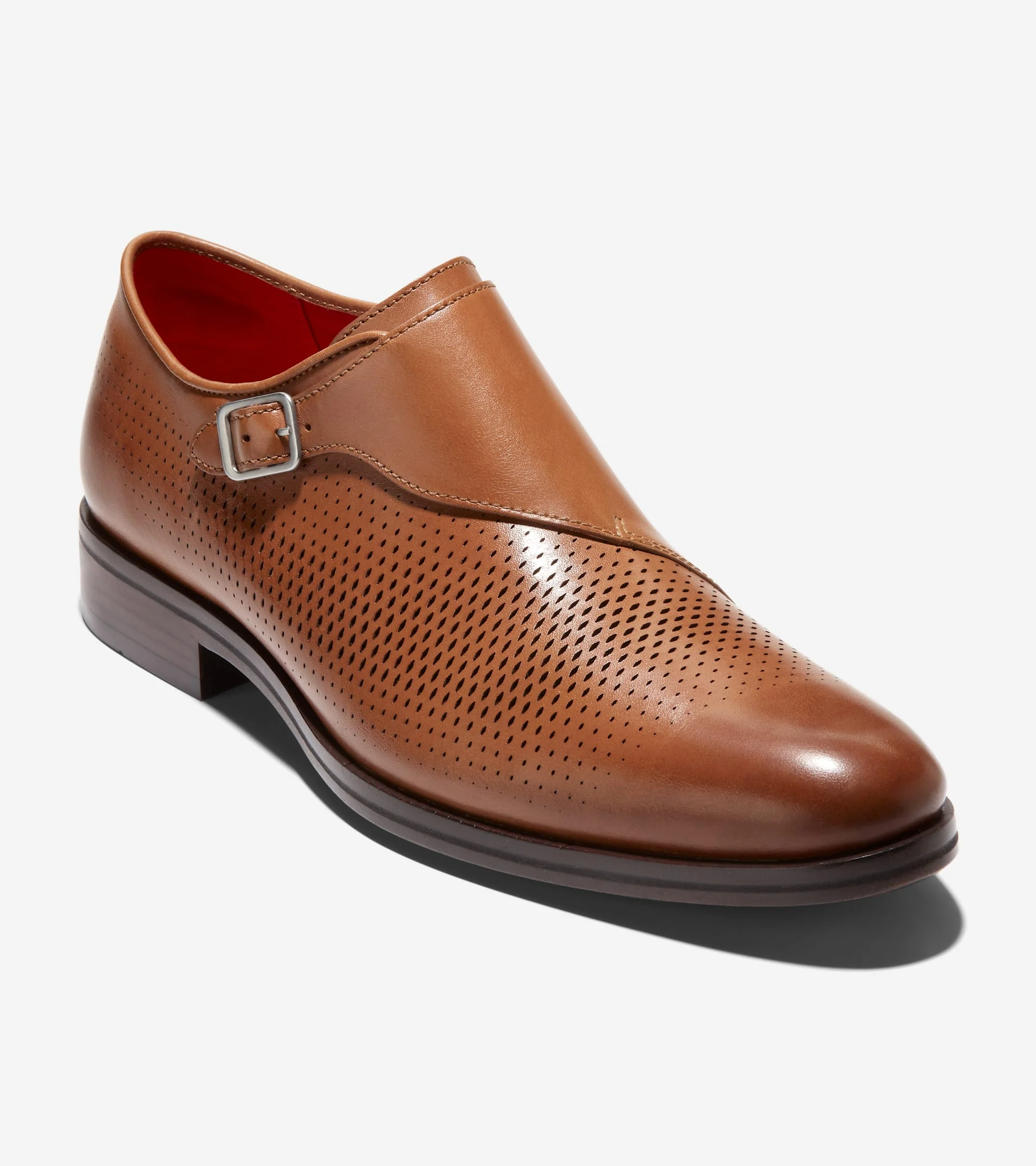 Men's Washington Grand Laser Monk Strap Shoes - Image 4