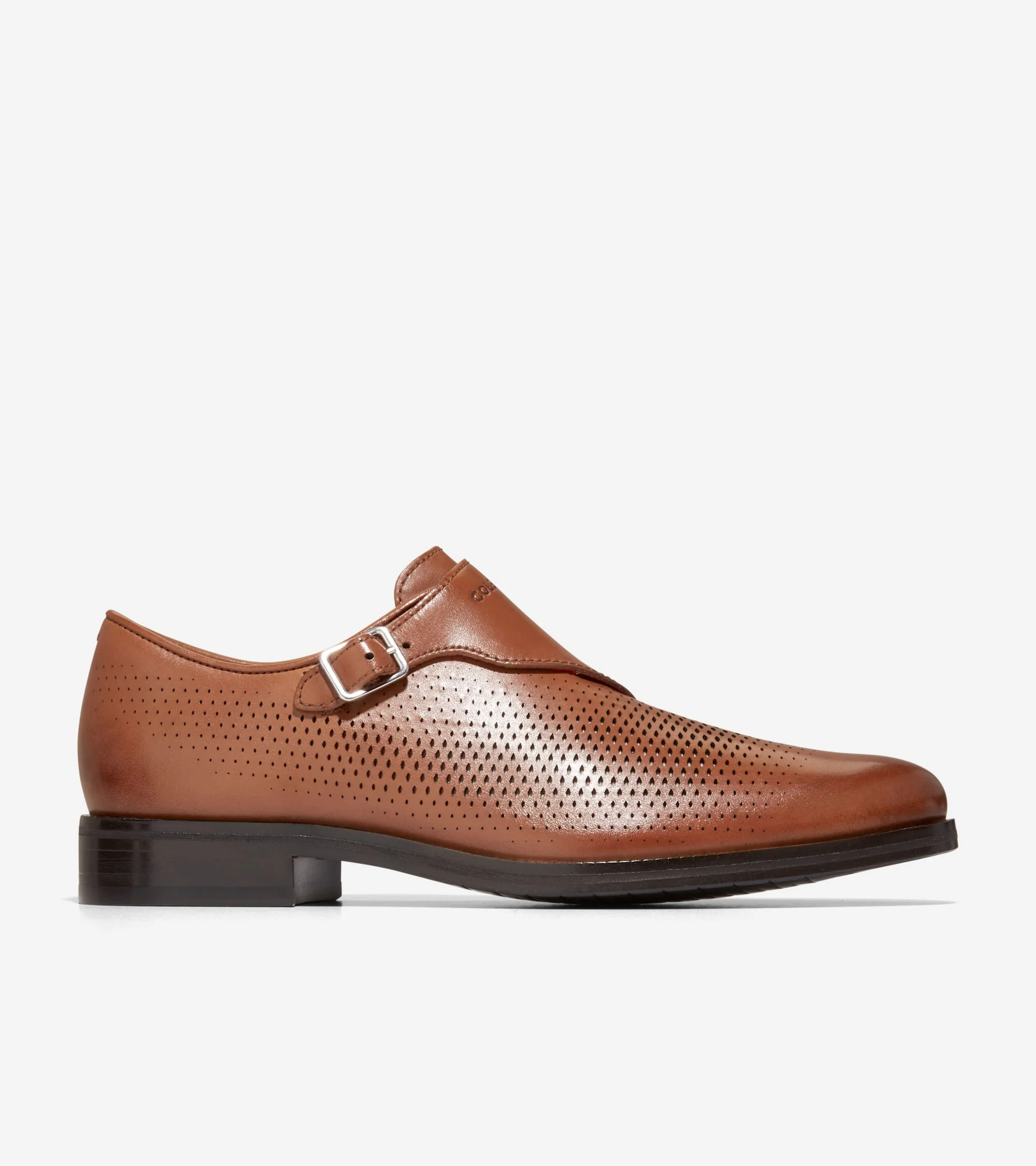 Men's Washington Grand Laser Monk Strap Shoes - Image 7