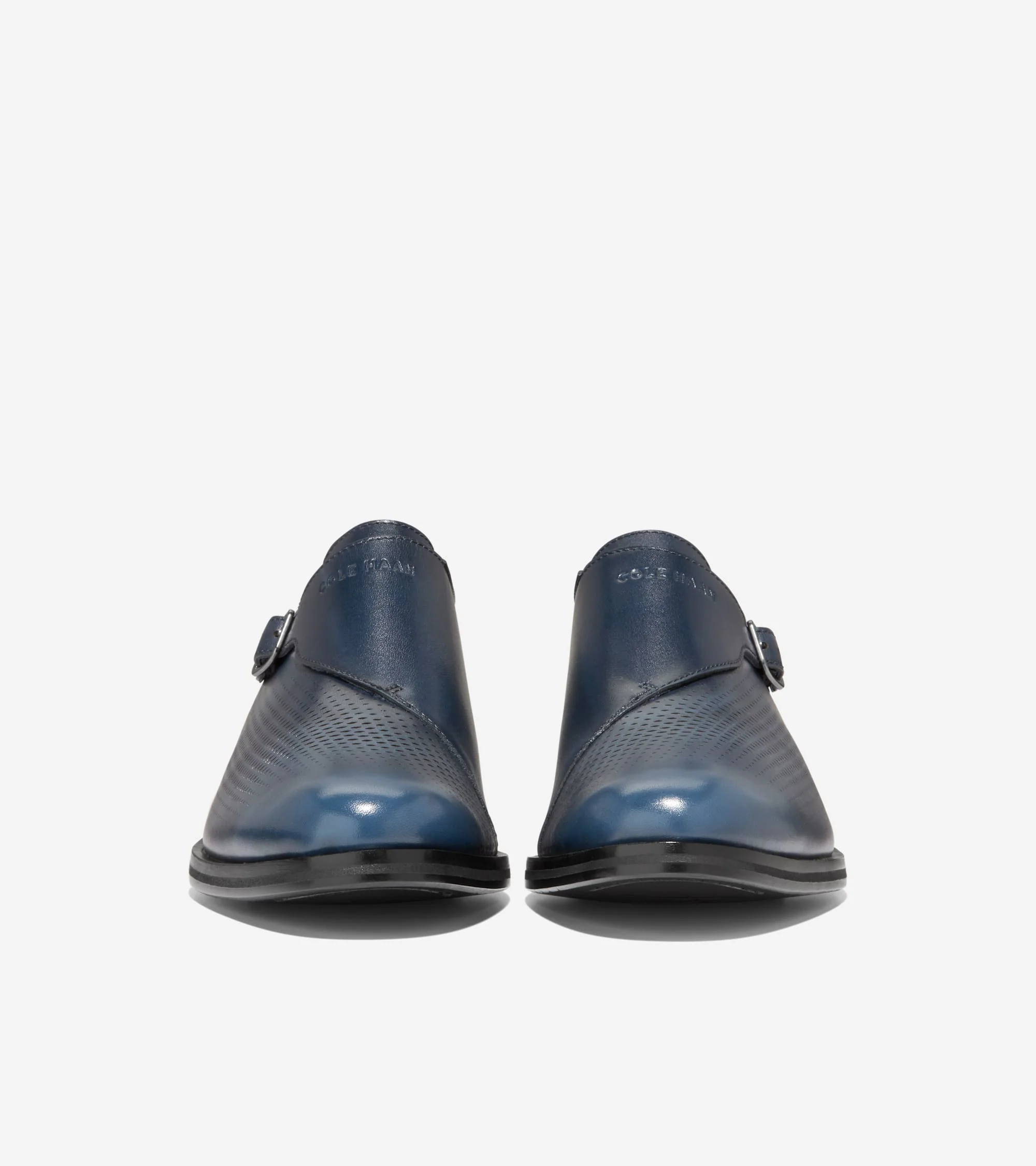 Men's Washington Grand Laser Monk Strap Shoes - Image 2
