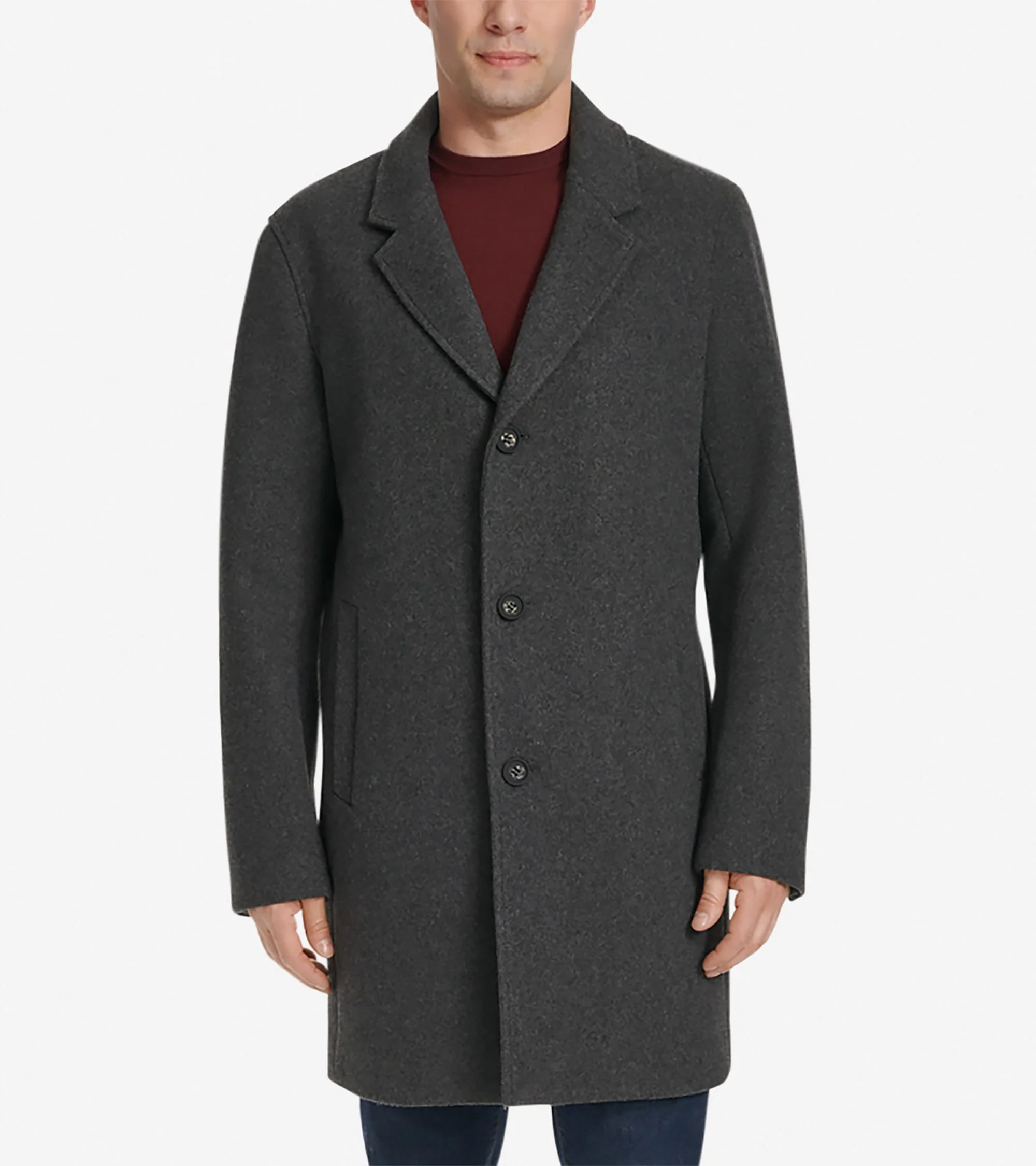 Men's Wool Top Coat
