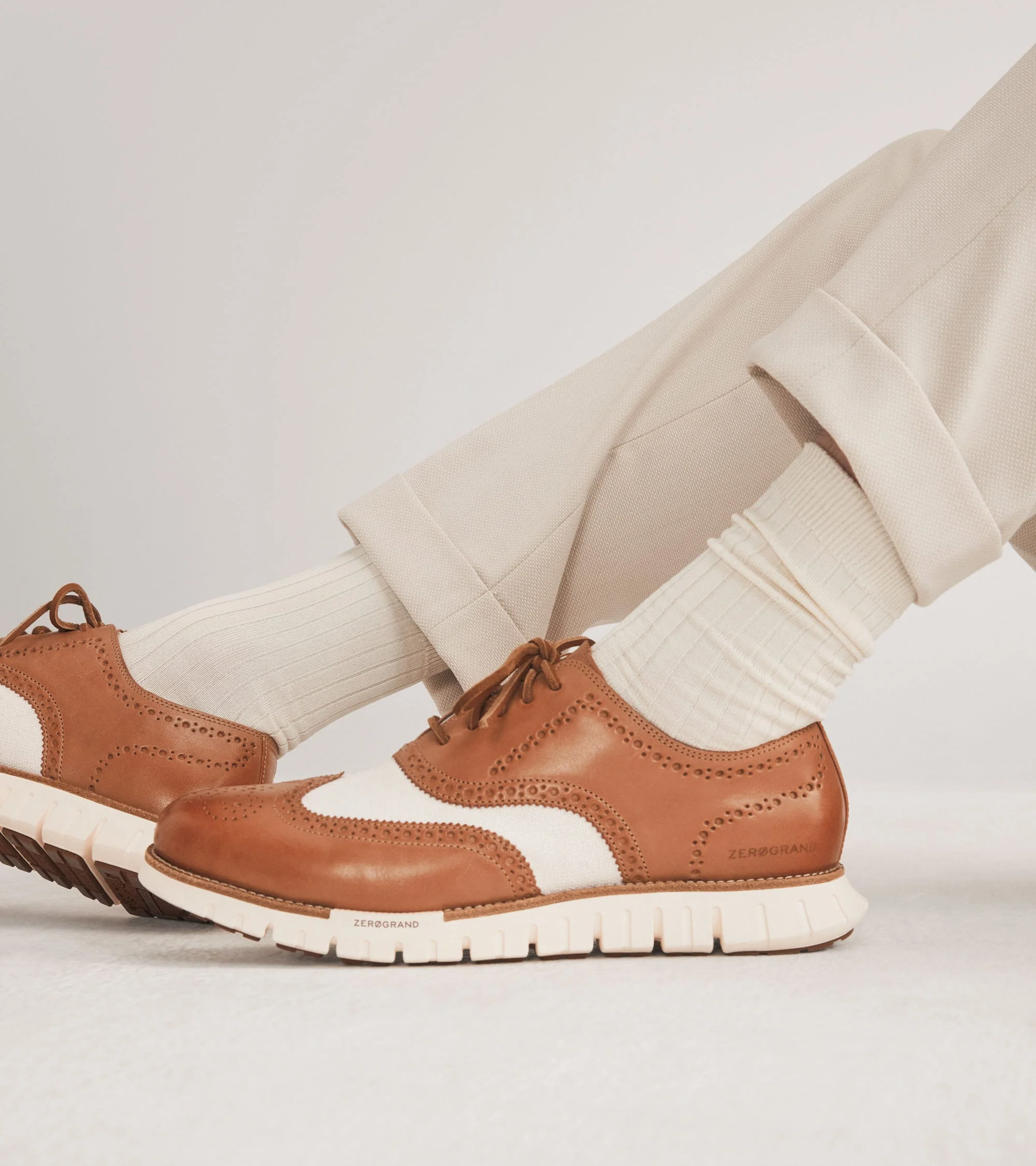 Men's ZERØGRAND Remastered Lined Wingtip Oxfords - Image 13