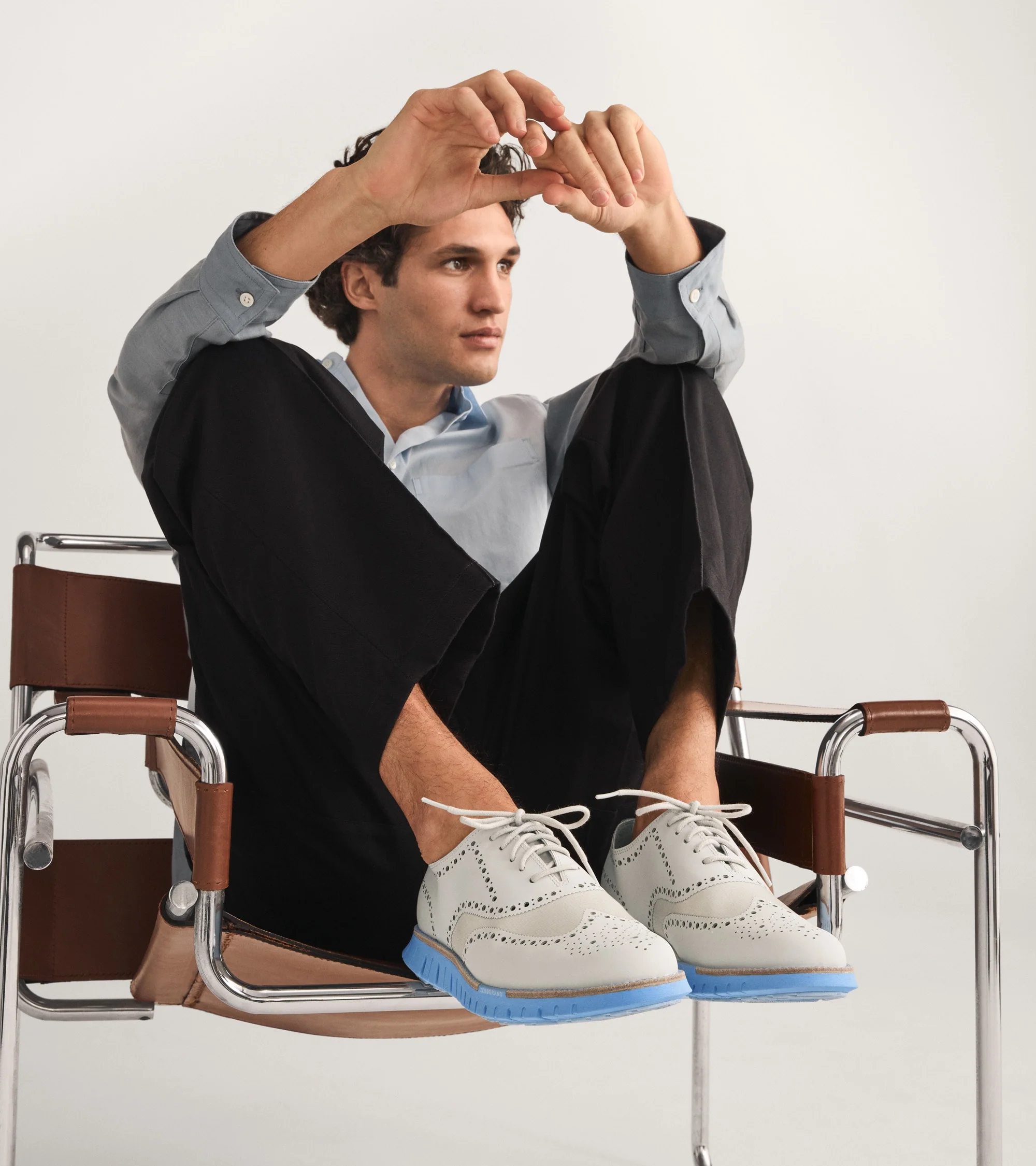 Men's ZERØGRAND Remastered No Stitch Wingtip Oxfords - Image 2