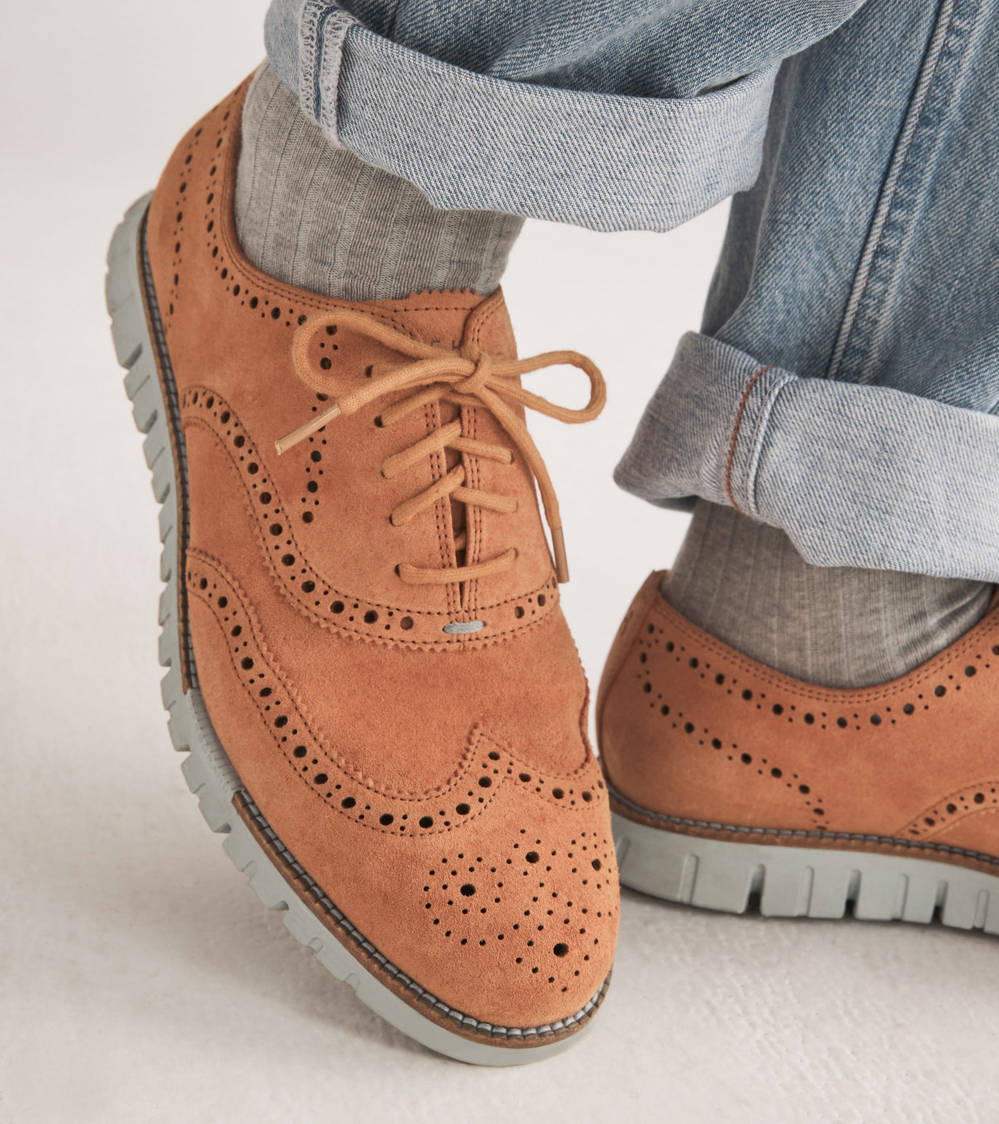 Men's ZERØGRAND Remastered Unlined Wingtip Oxfords - Image 12