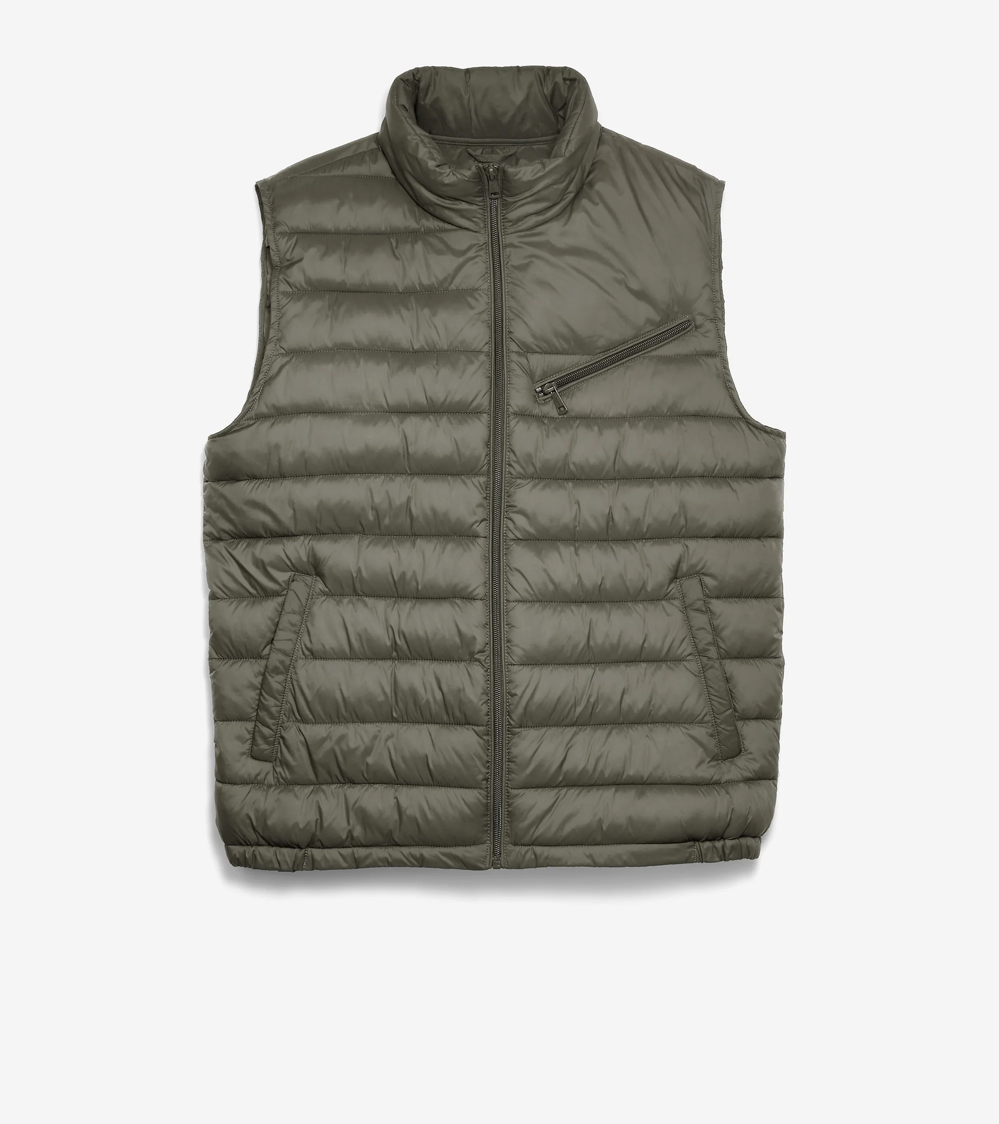 Men's Zip Front Quilted Vest