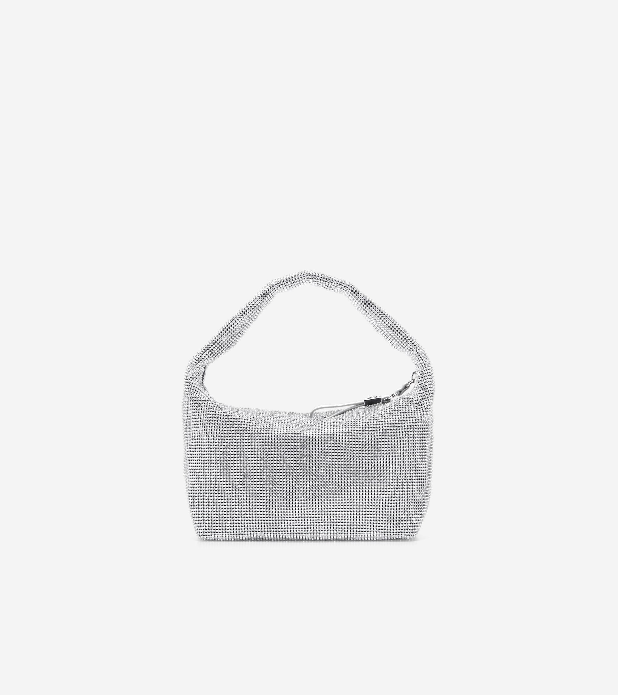 Mini Diamante Hobo Bag - Image 8
