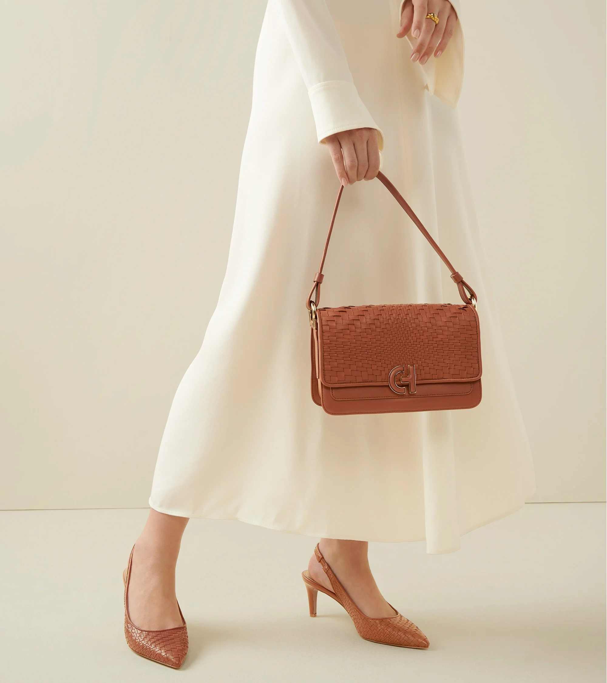 Mini Woven Shoulder Bag - Image 2
