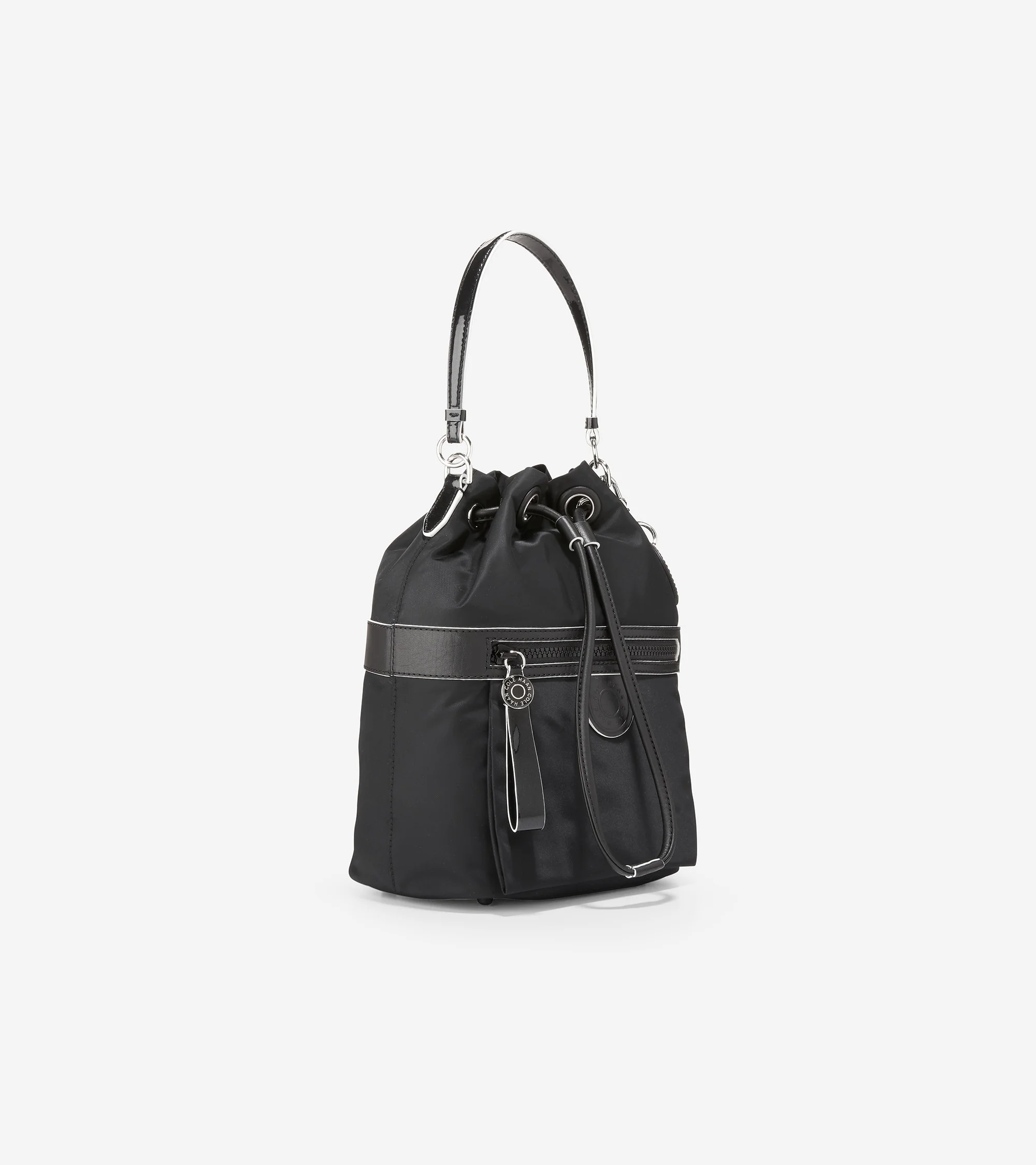 Nylon Drawstring Crossbody - Image 2