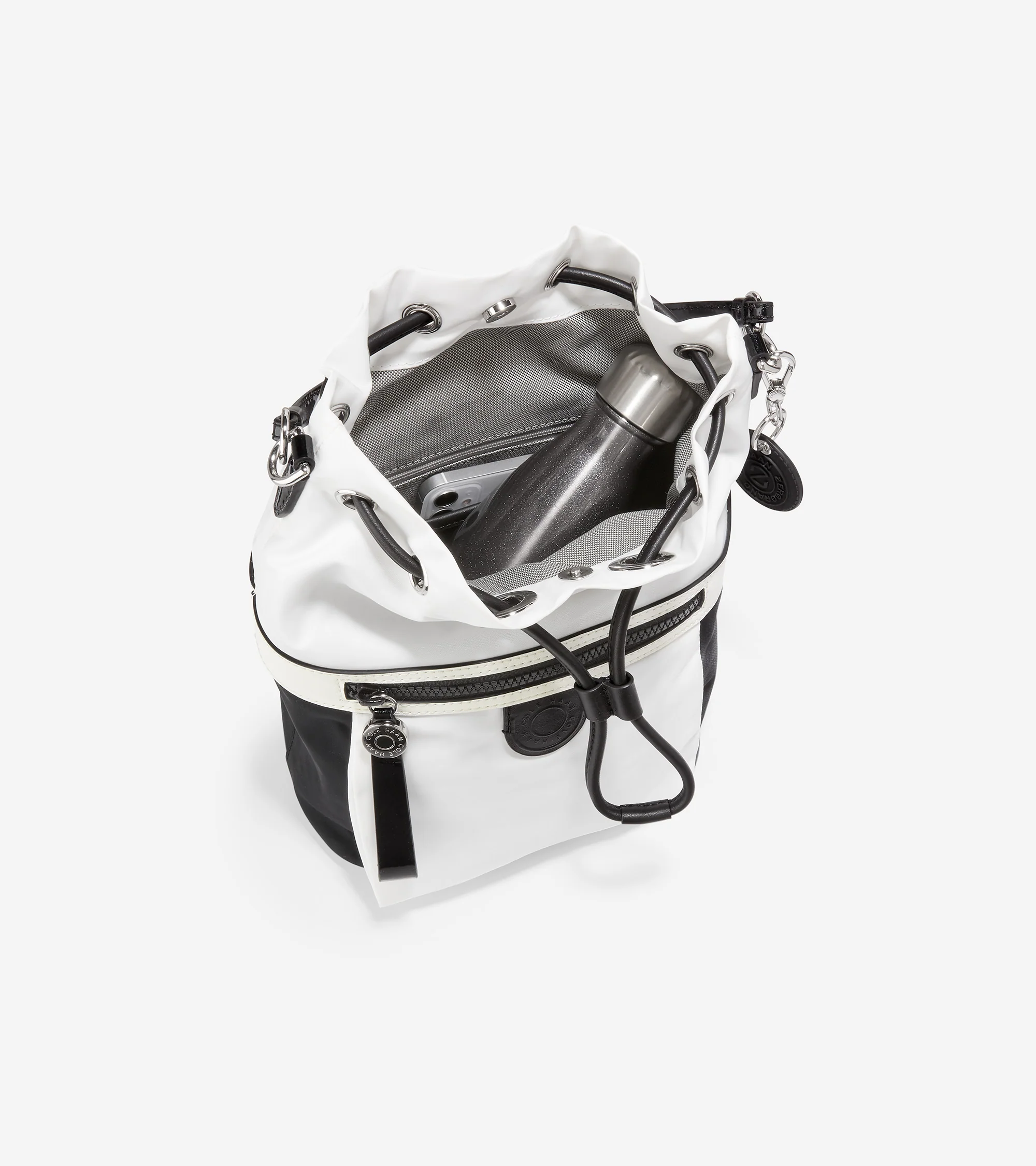 Nylon Drawstring Crossbody - Image 4