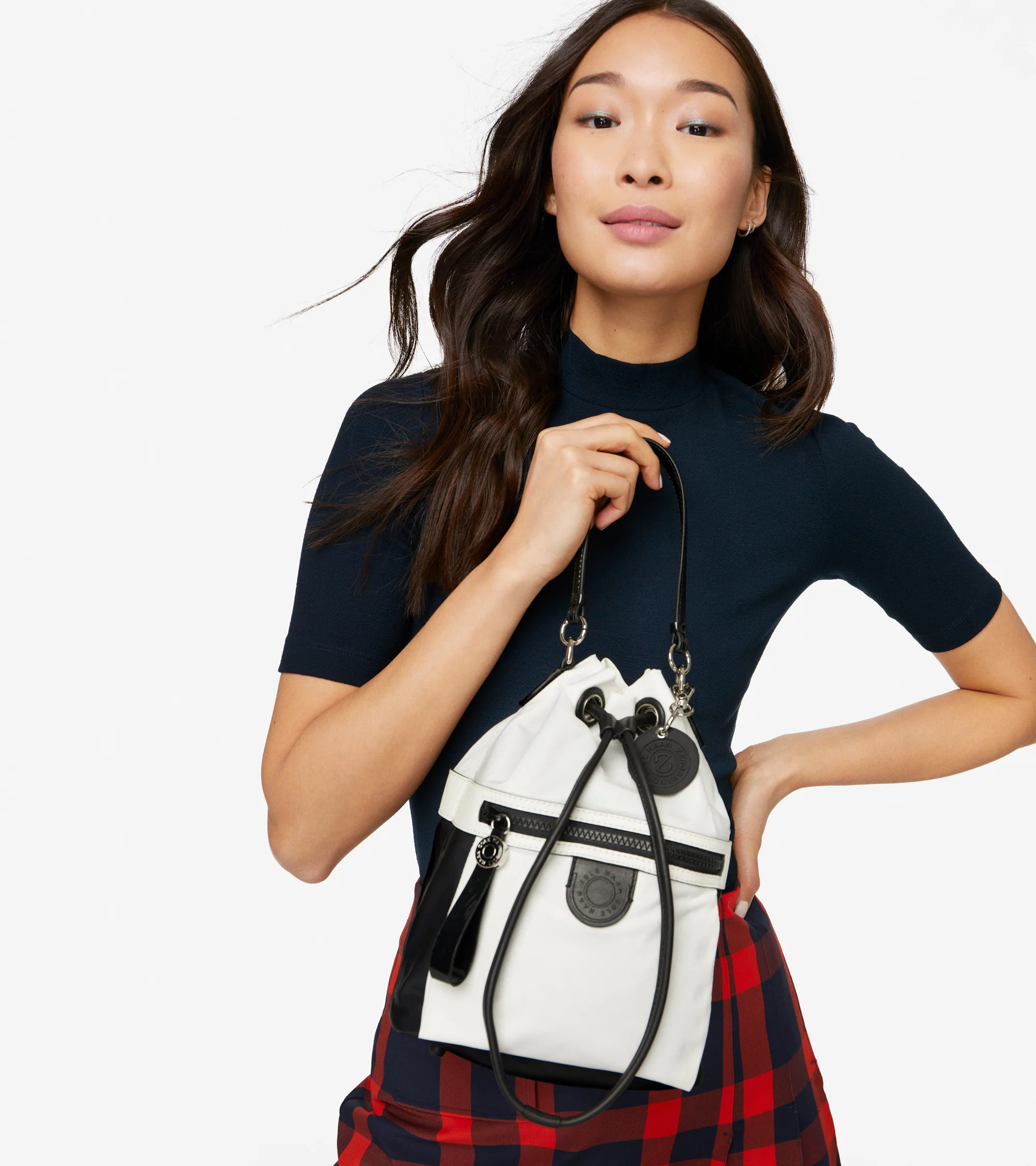 Nylon Drawstring Crossbody - Image 5