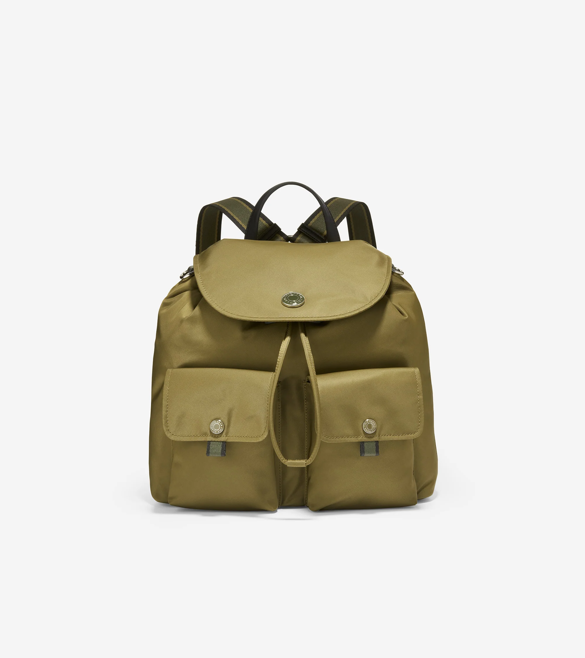 Nylon Flap Backpack
