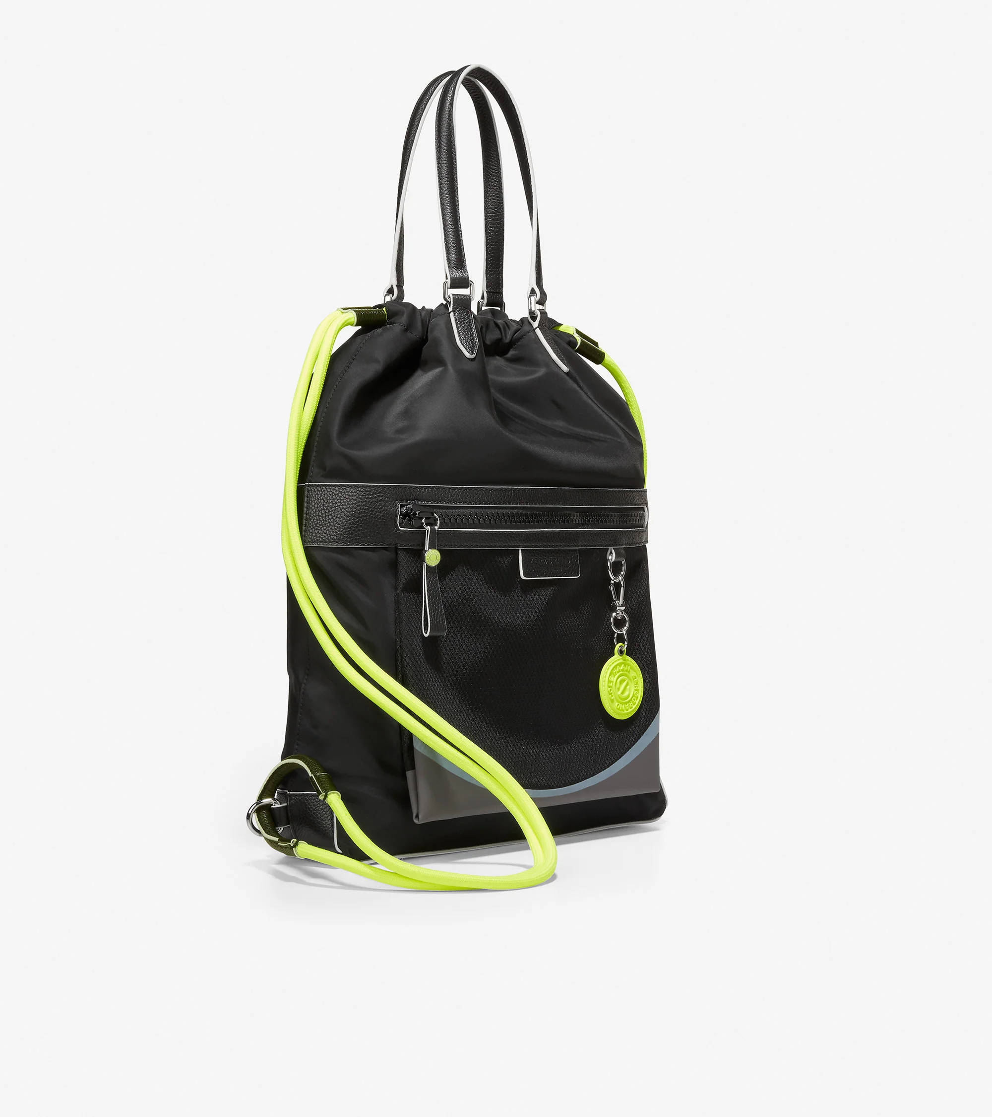 Radiant Nylon Drawstring Backpack - Image 2